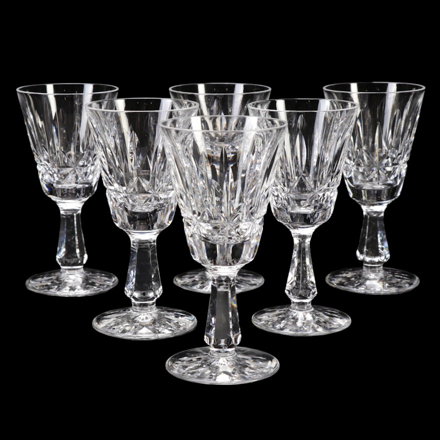 Waterford "Rosslare" Cut Crystal Sherry Glasses