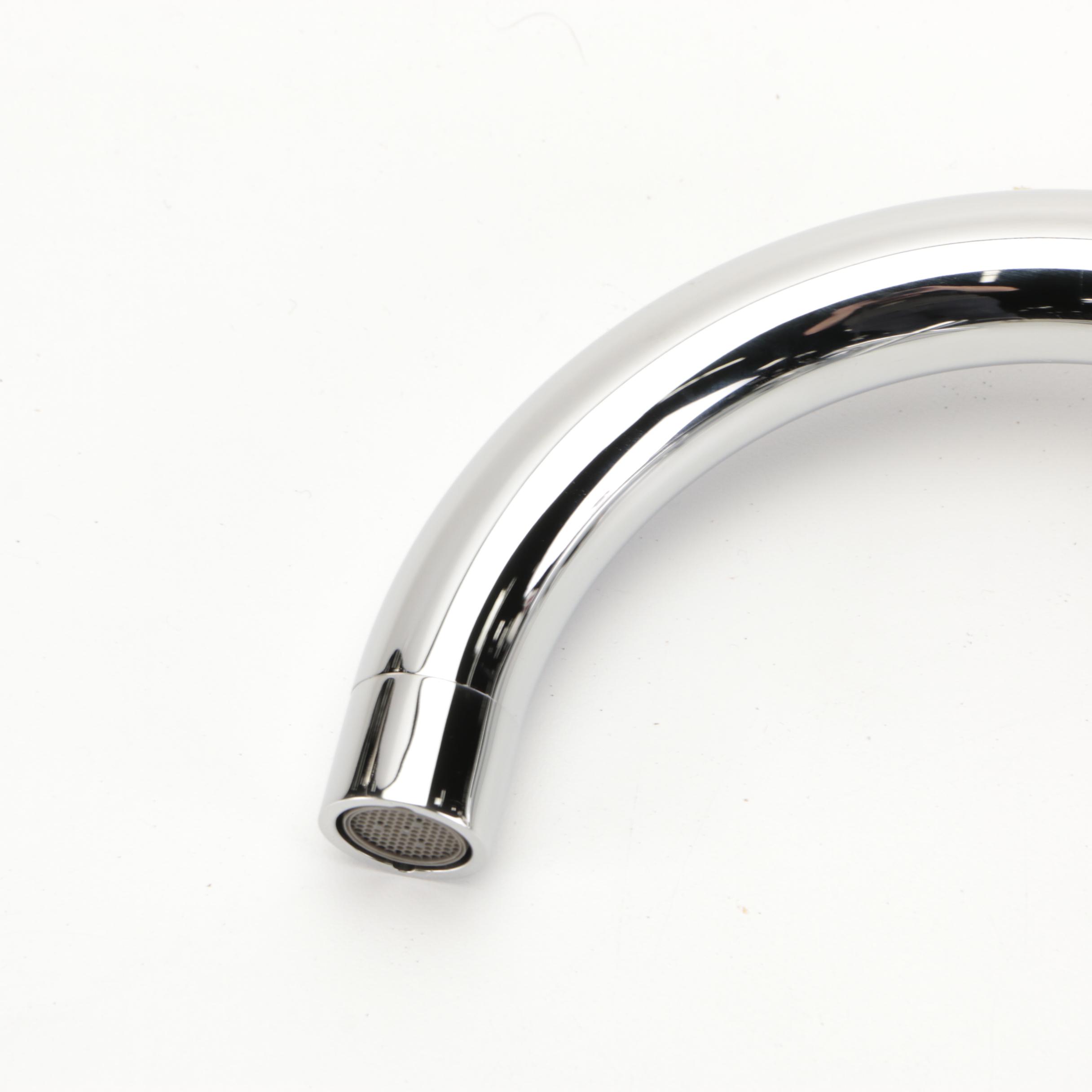 Chrome Single Hole Vessel Filler Faucet with Pop-Up Drain