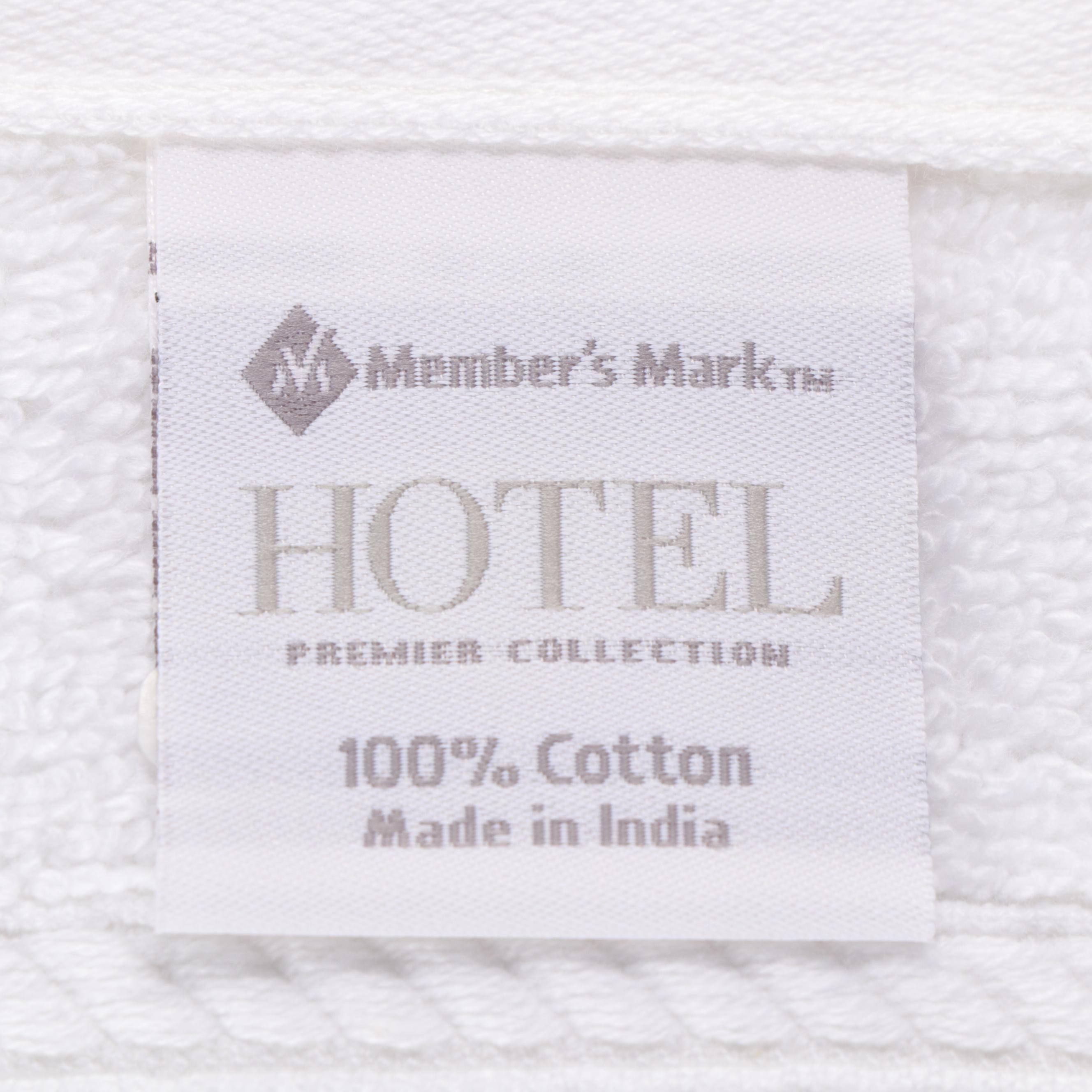 Member's Mark Hotel Premier Collection White Washcloths
