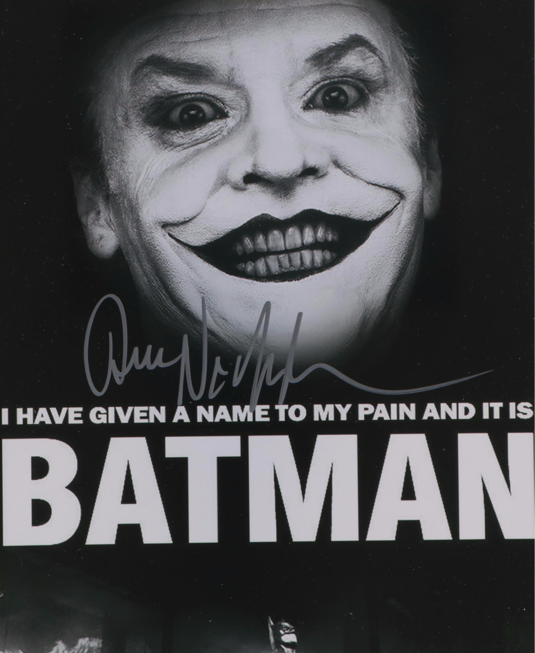 Jack Nicholson Signed "Batman" Giclée with COA