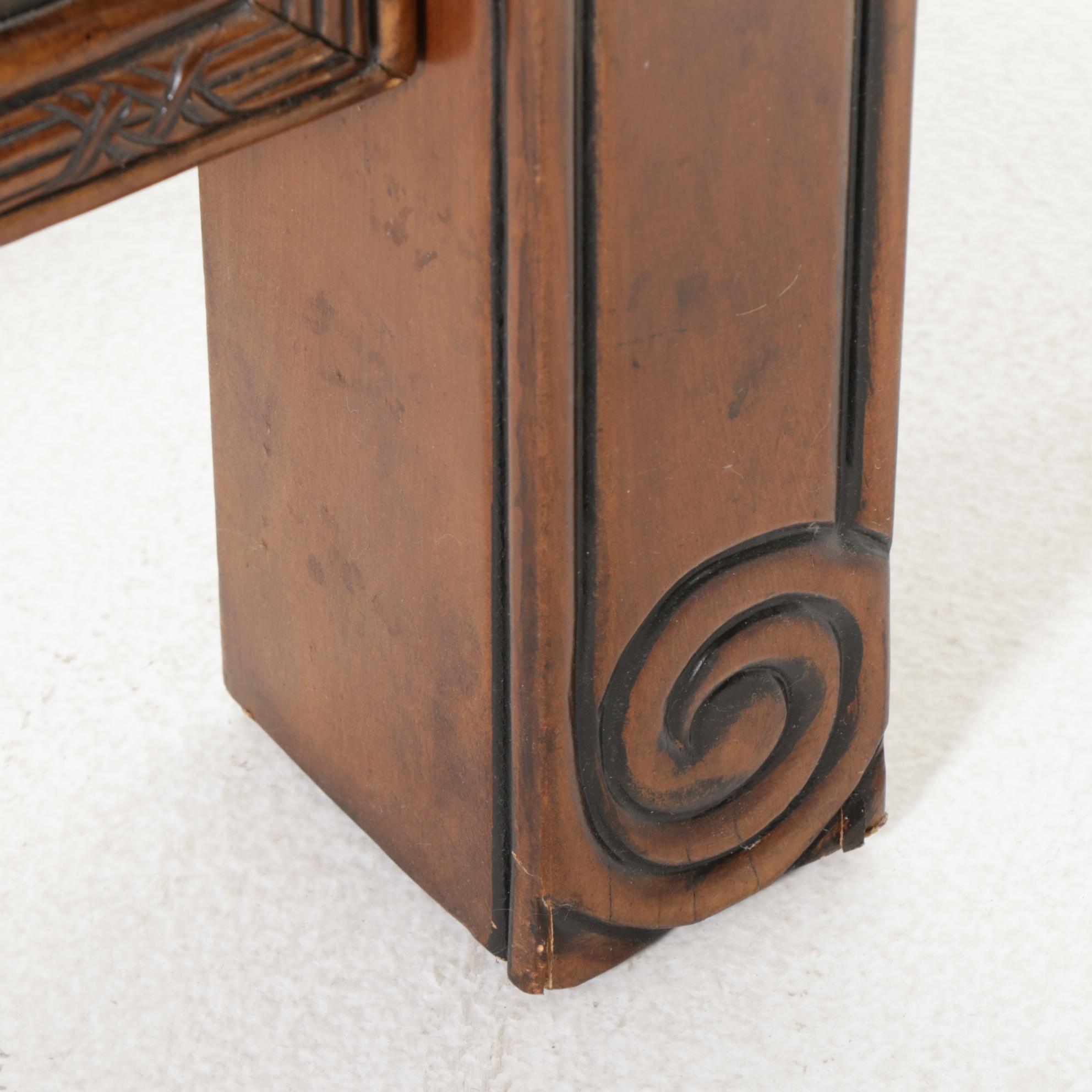 Michael Amini for AICO "Palais Royale" Rococo Style King Size Bed in Cognac