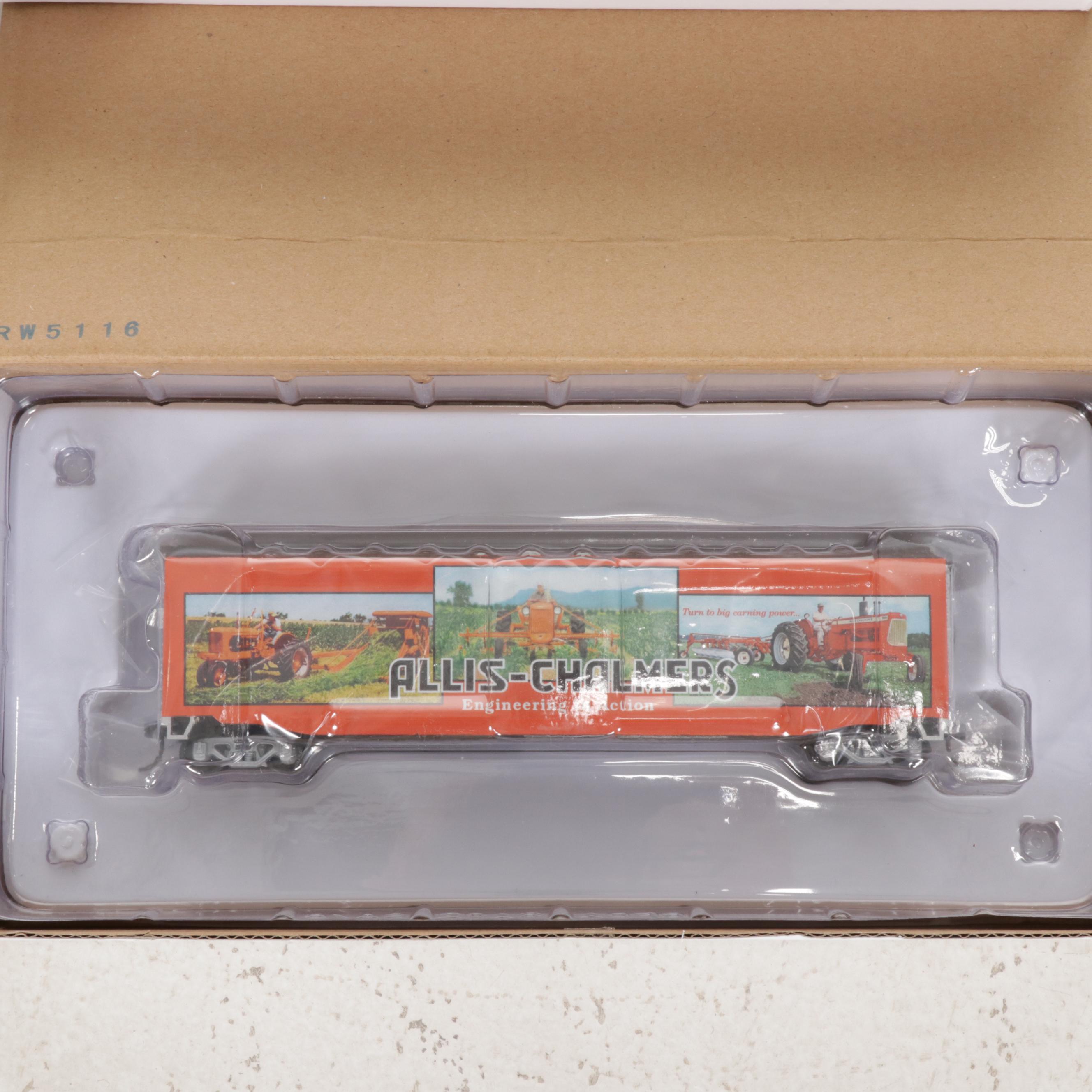 Bradford Exchange Hawthorne Village Allis-Chalmers HO Scale Train Set