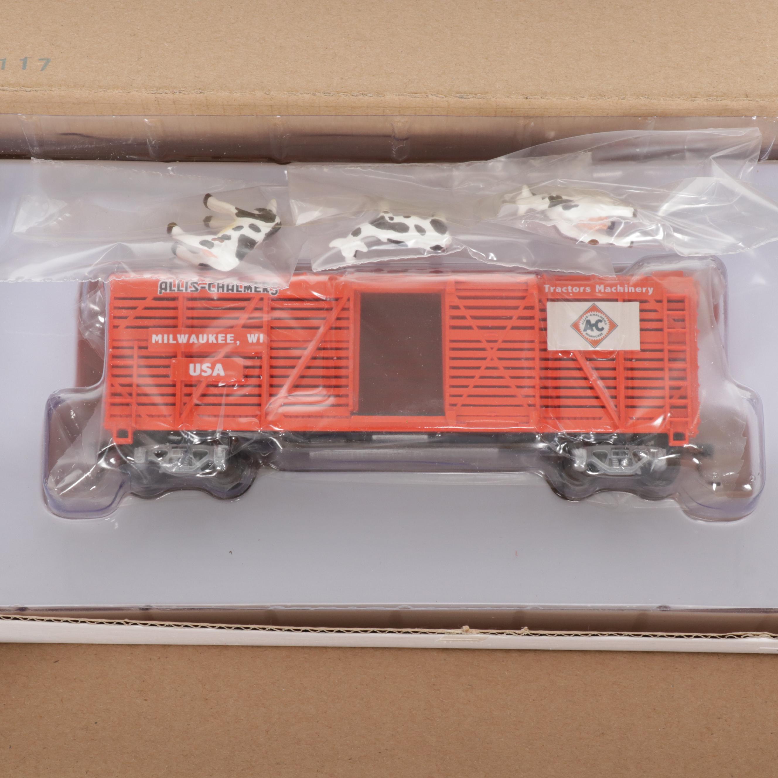 Bradford Exchange Hawthorne Village Allis-Chalmers HO Scale Train Set