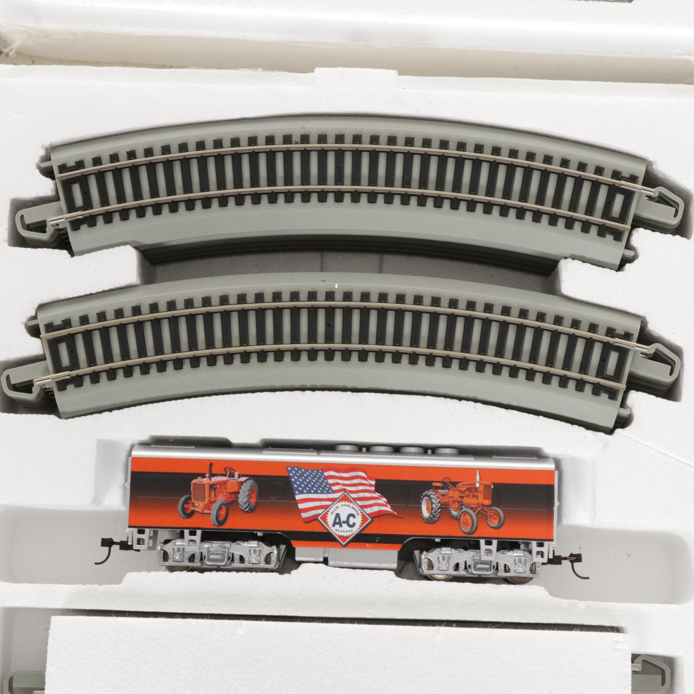 Bradford Exchange Hawthorne Village Allis-Chalmers HO Scale Train Set