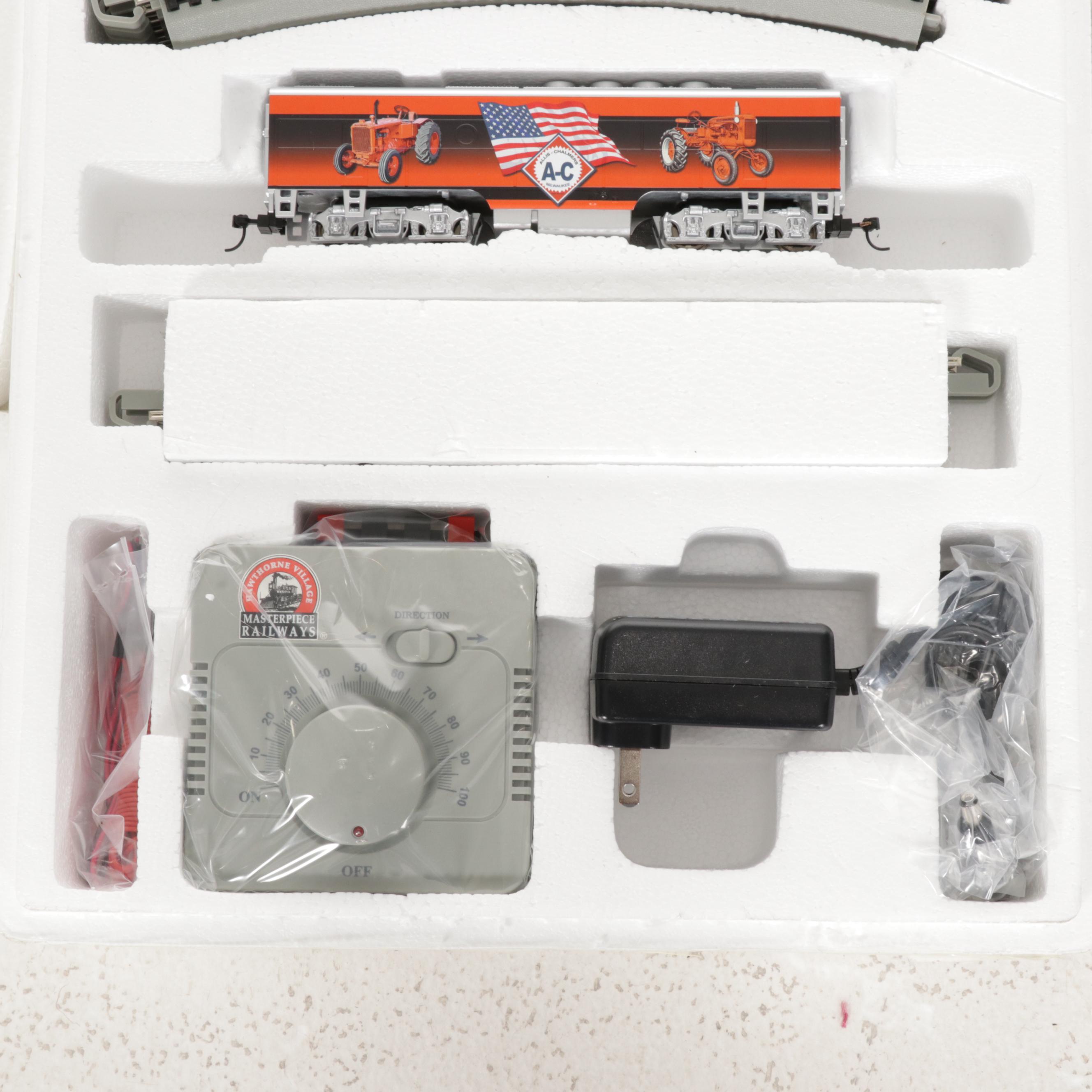 Bradford Exchange Hawthorne Village Allis-Chalmers HO Scale Train Set