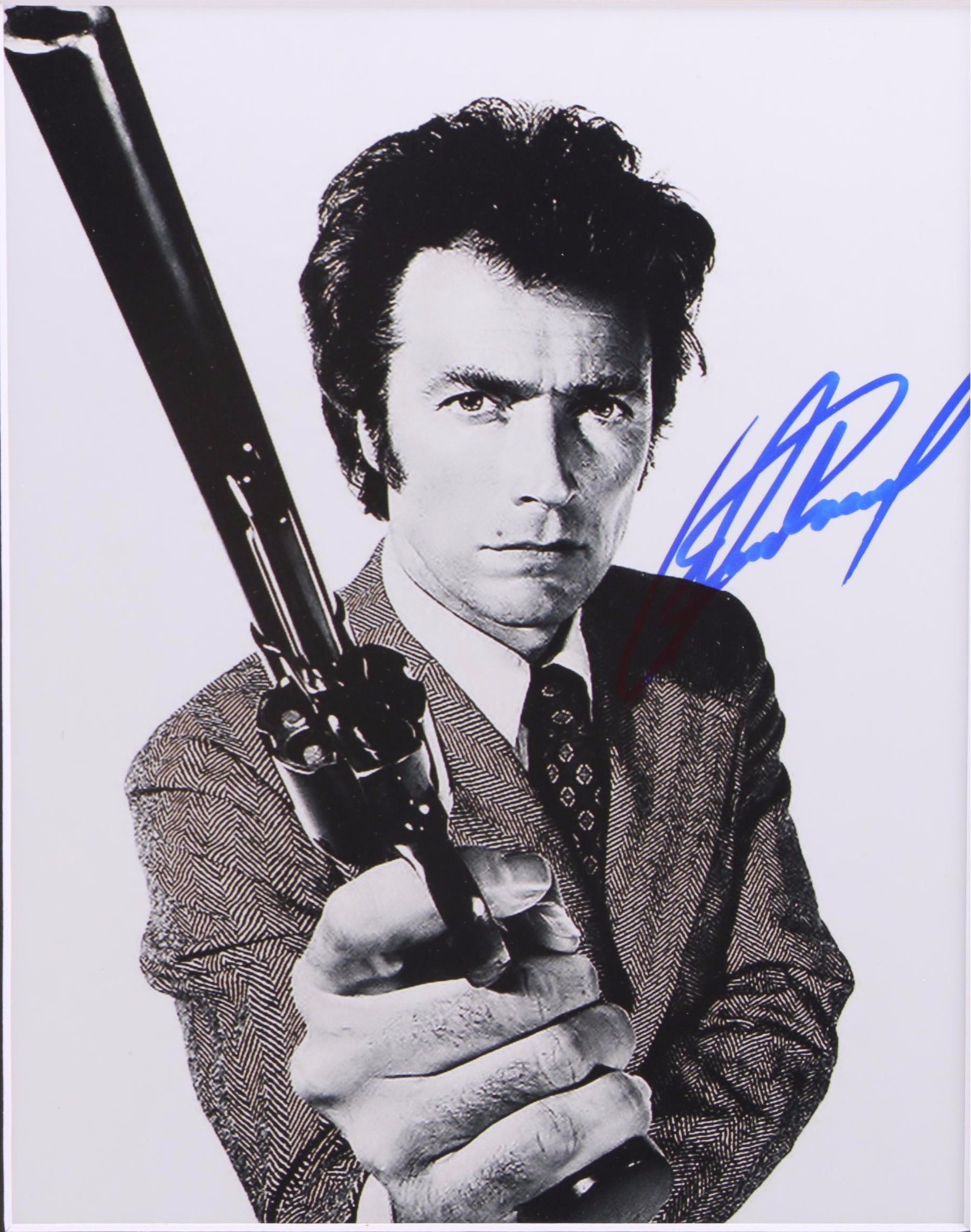 Clint Eastwood Signed "Dirty Harry" Giclée in Mat Frame