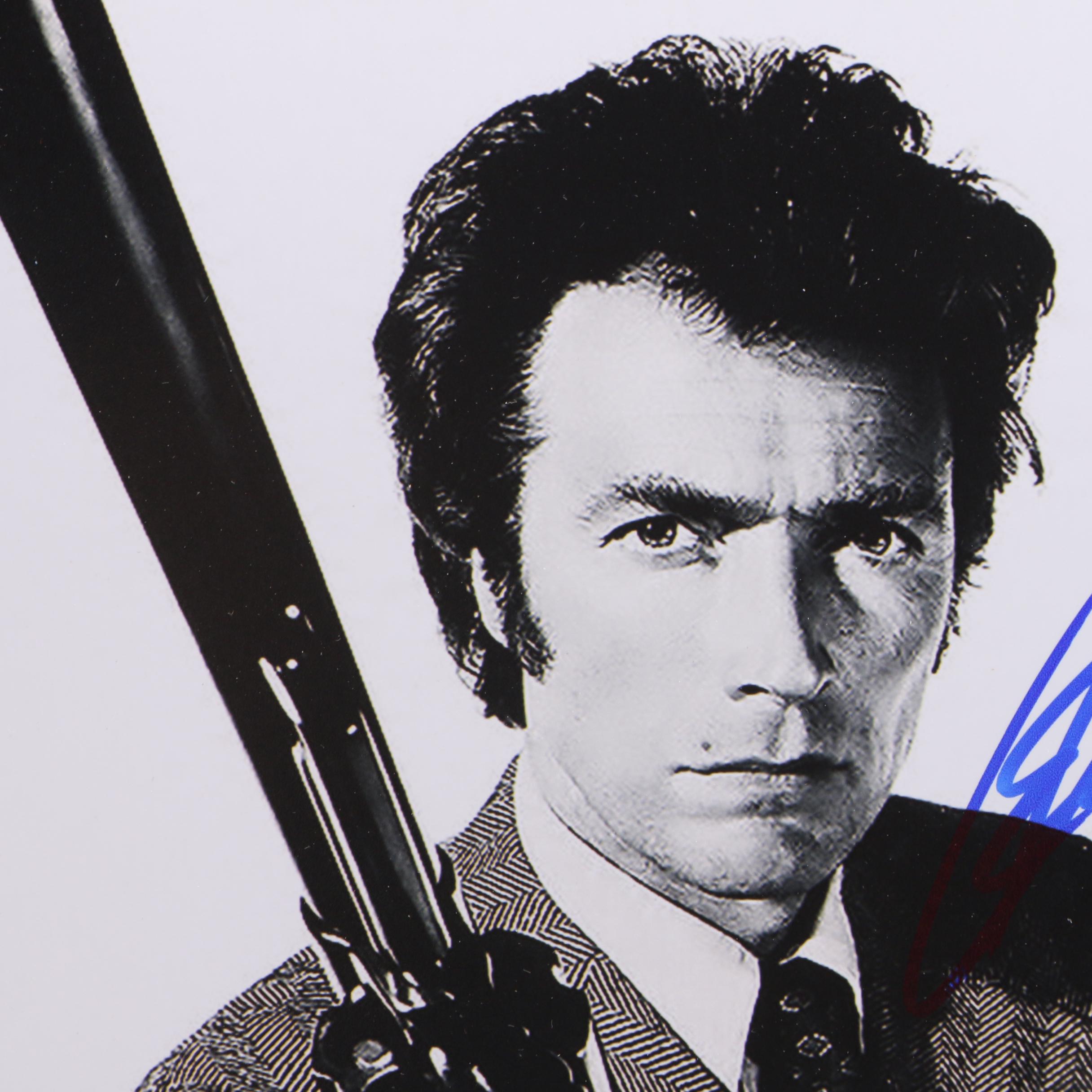 Clint Eastwood Signed "Dirty Harry" Giclée in Mat Frame