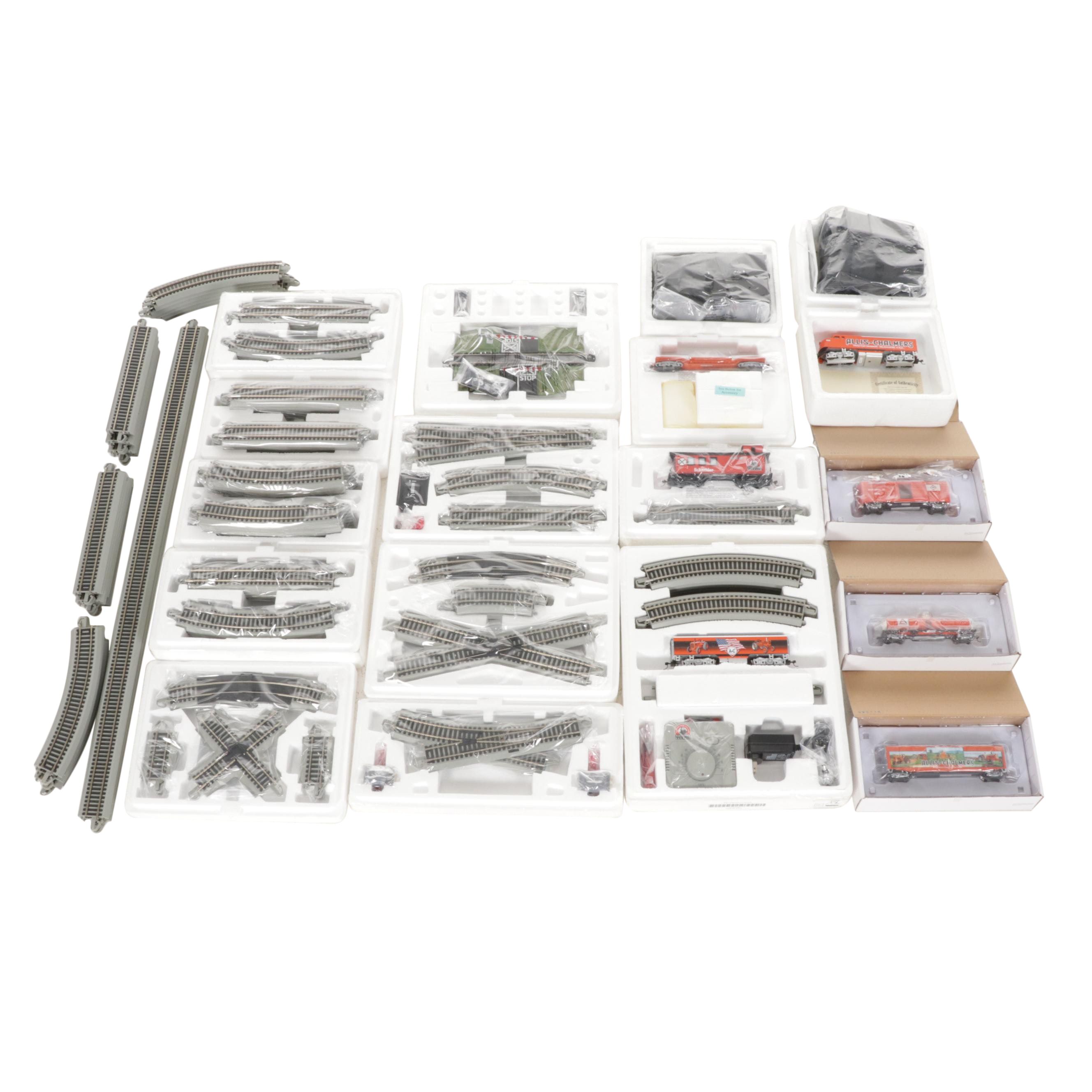 Bradford Exchange Hawthorne Village Allis-Chalmers HO Scale Train Set