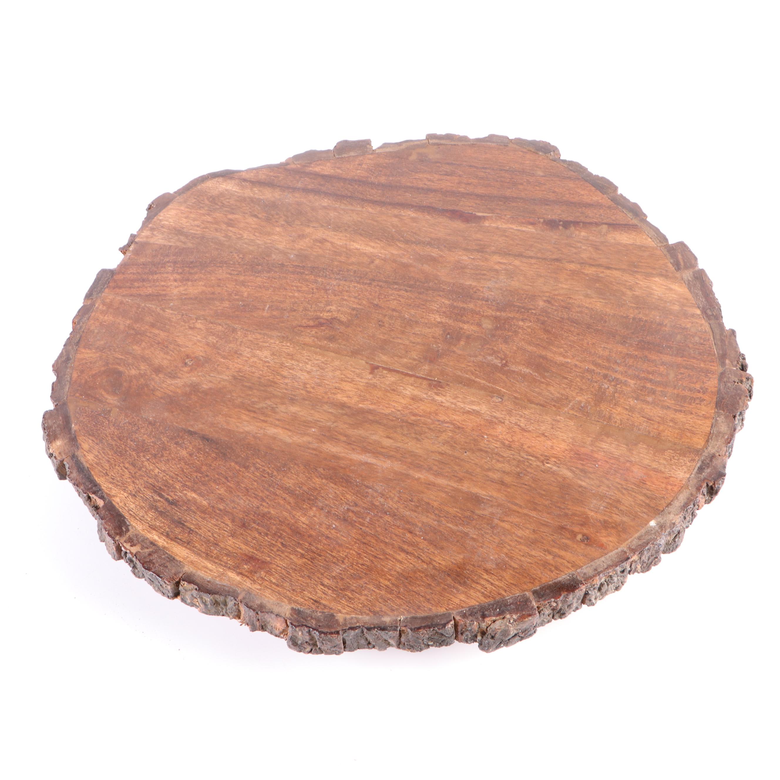 Crofton Live Edge Wood Cheese Board with Other Wood Serveware