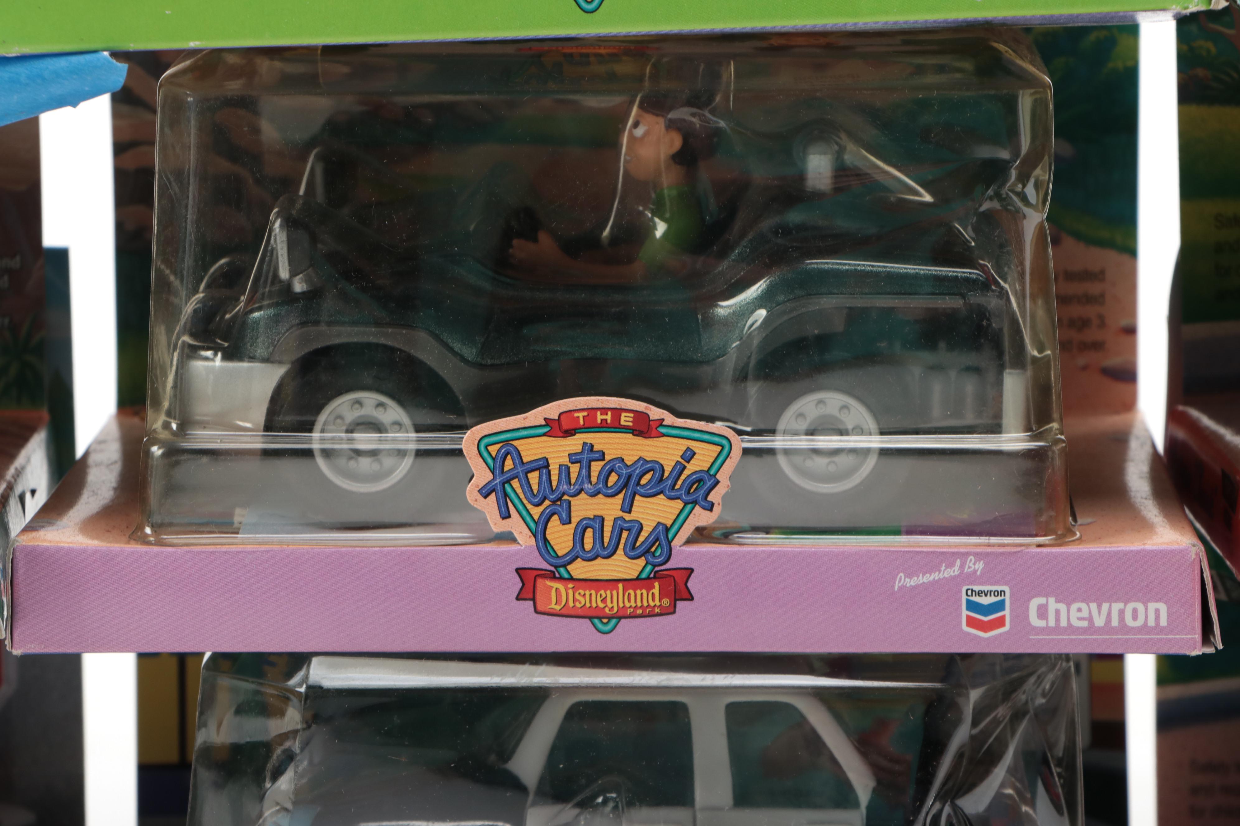 "The Chevron Cars" and Disneyland "The Autopia Cars" Toy Cars, 1990s-2000s