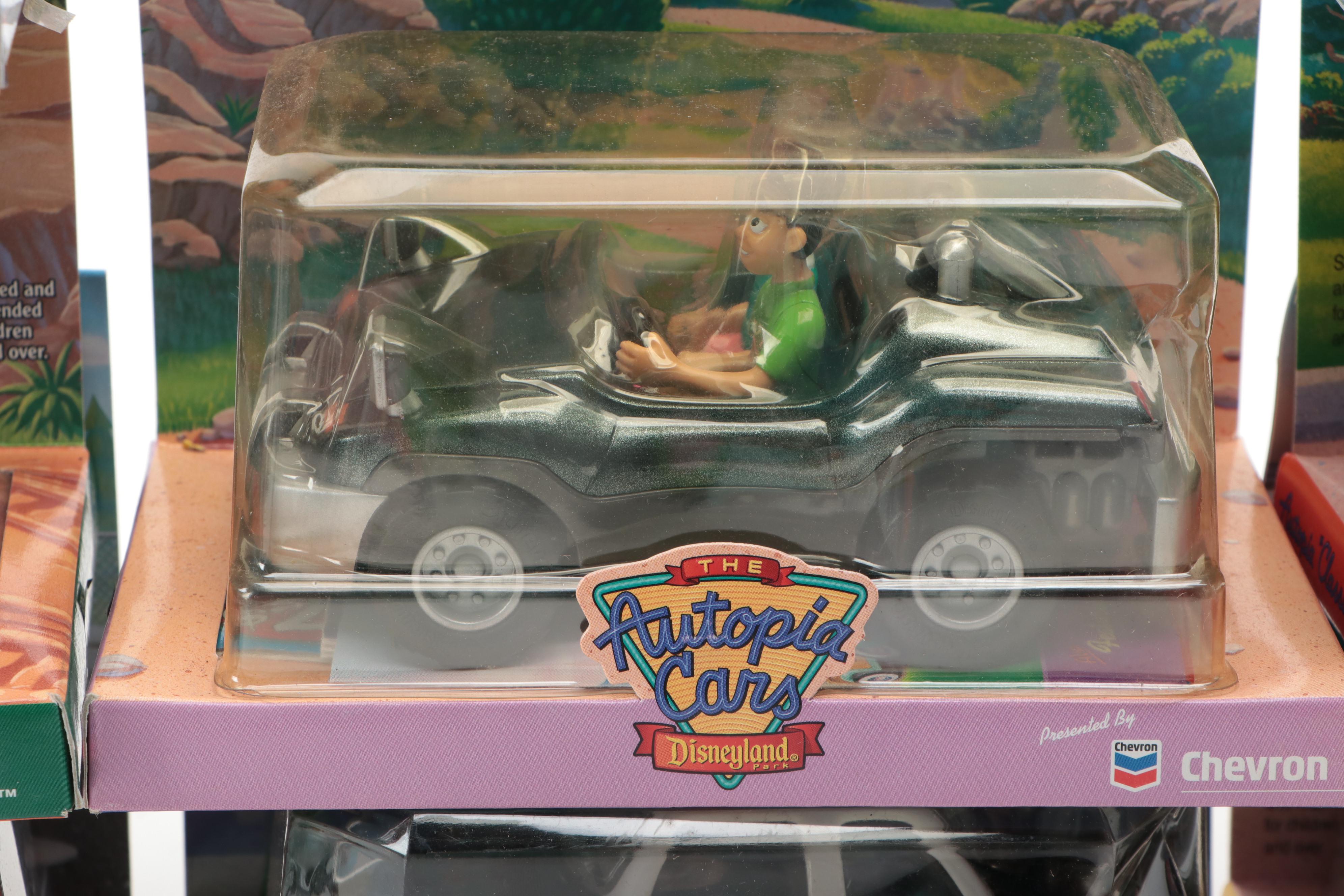 "The Chevron Cars" and Disneyland "The Autopia Cars" Toy Cars, 1990s-2000s