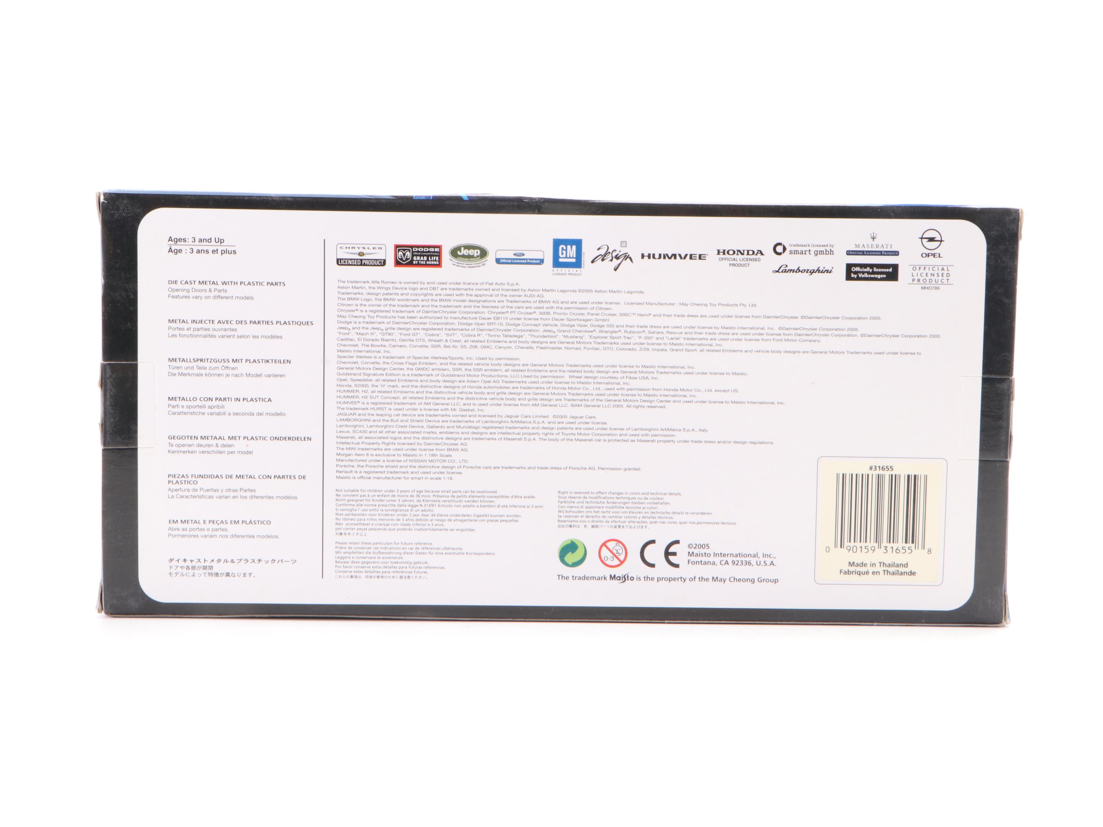 Maisto "2010 Chevrolet Camaro SS" and Other Diecast Model Cars