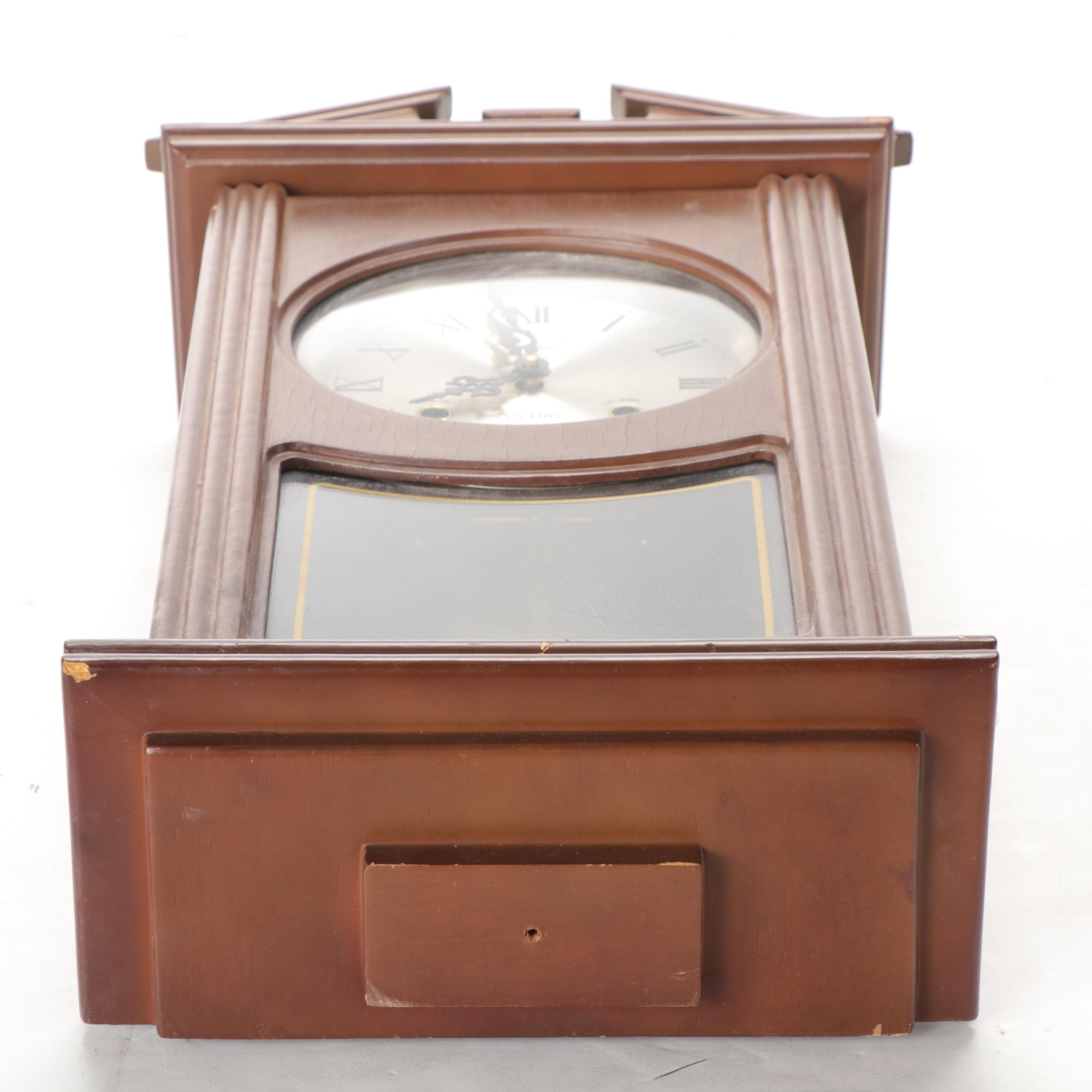 Centurion 35-Day Regulator Wooden Wall Clock