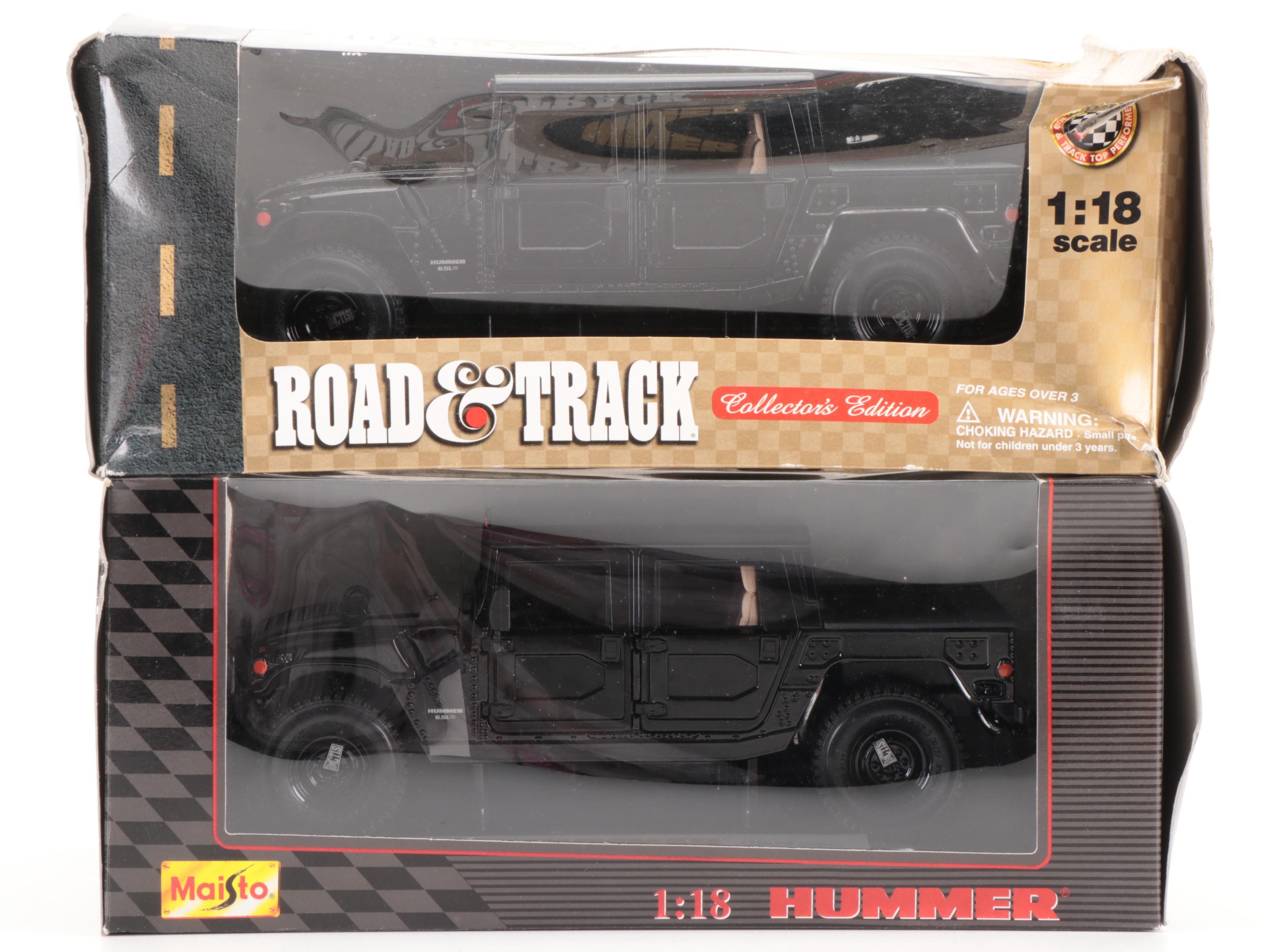 Maisto Special Edition Hummer H2 and Other Diecast Model Cars