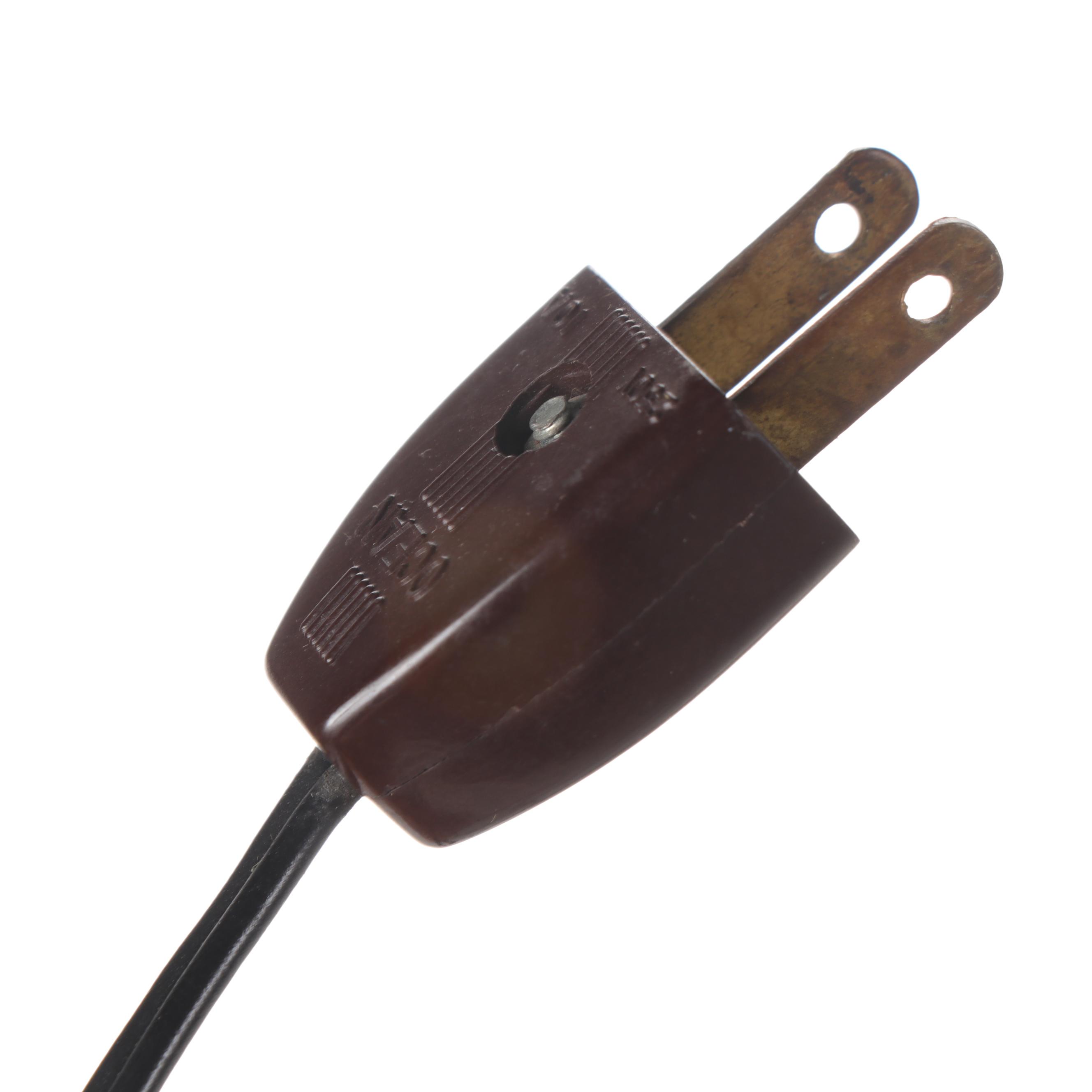 Pierced Ivory Ceramic Vase Lamp, Mid-20th Century