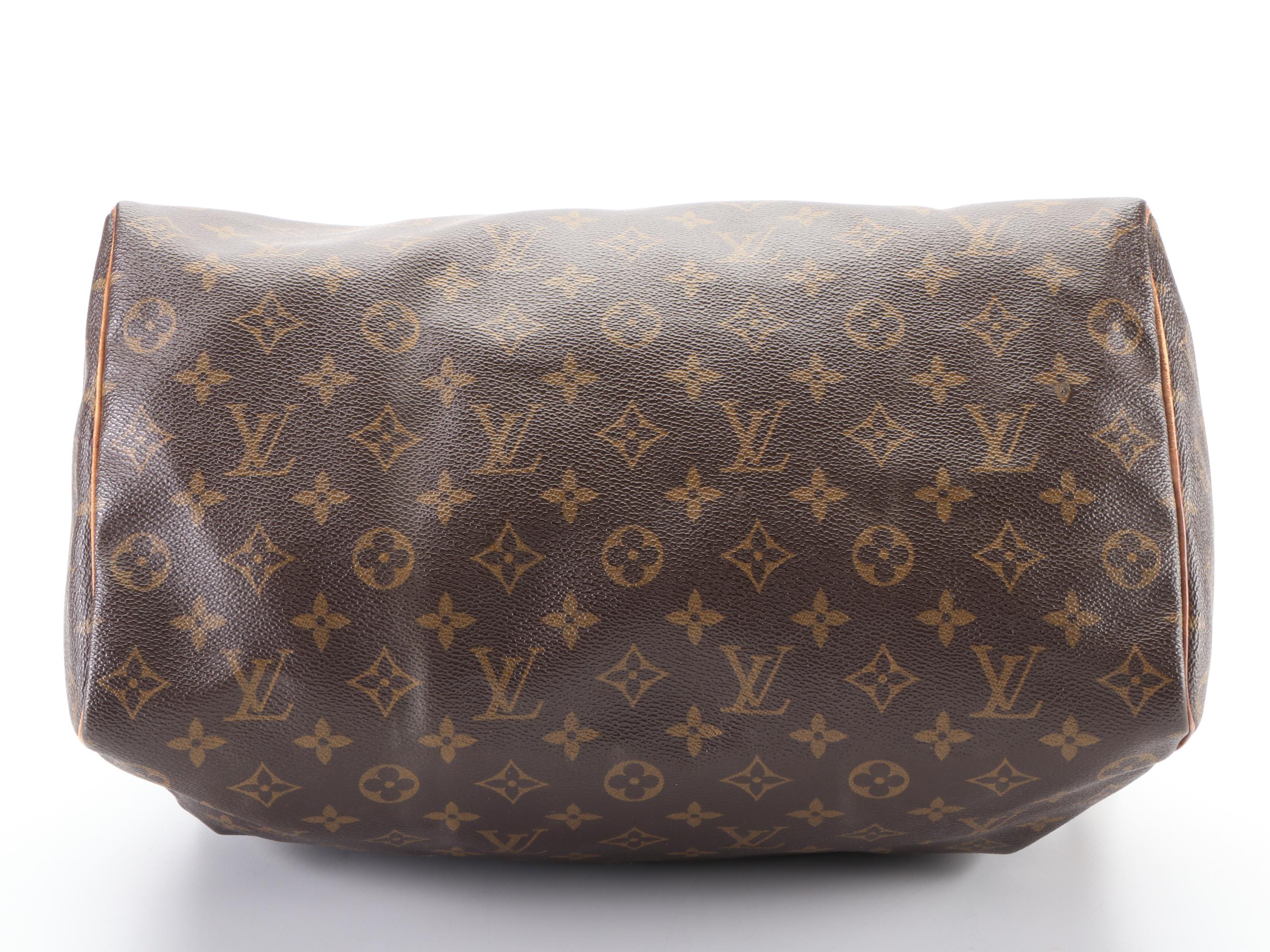 Louis Vuitton Speedy 35 in Monogram Canvas and Vachetta Leather