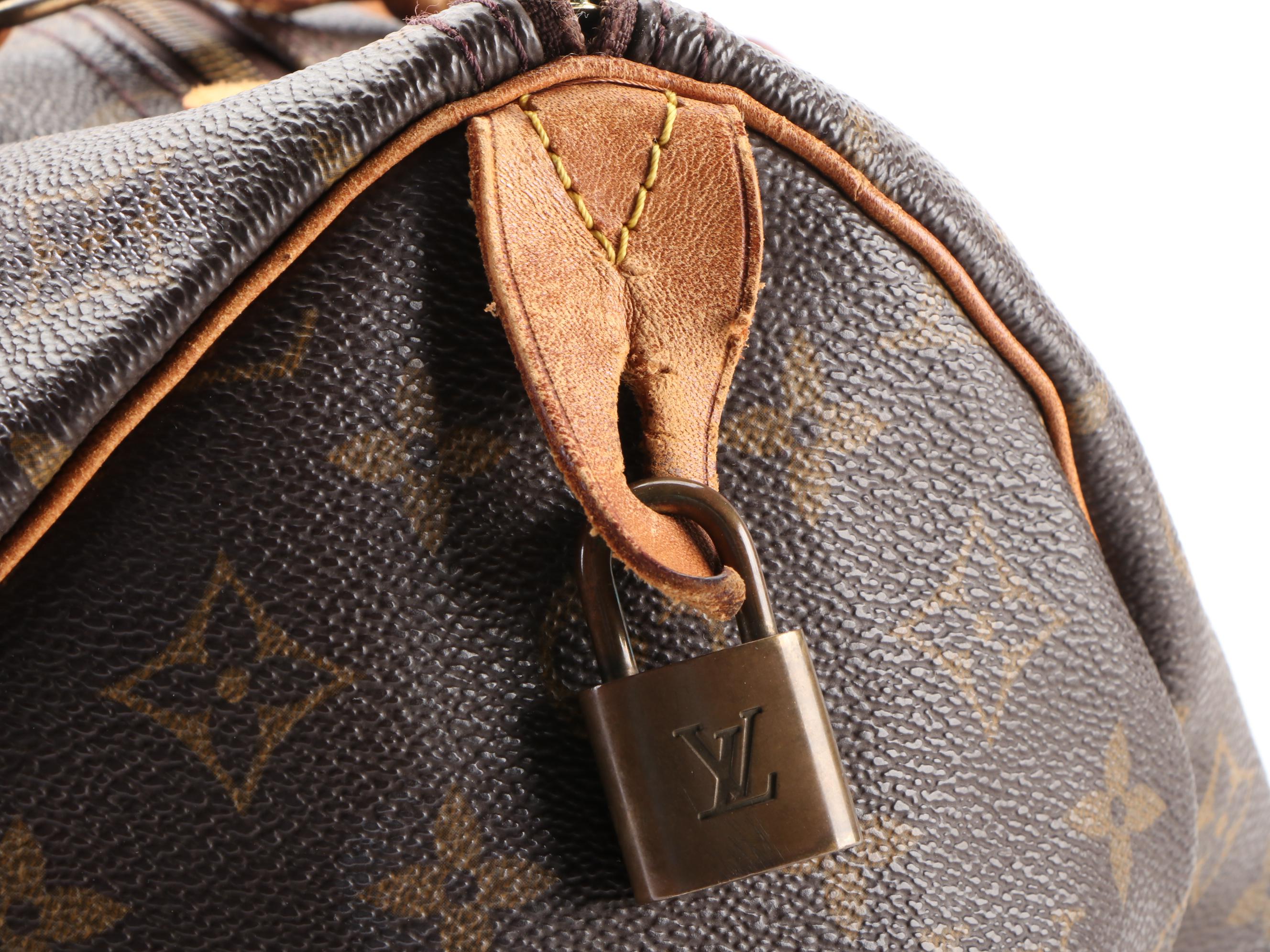 Louis Vuitton Speedy 35 in Monogram Canvas and Vachetta Leather