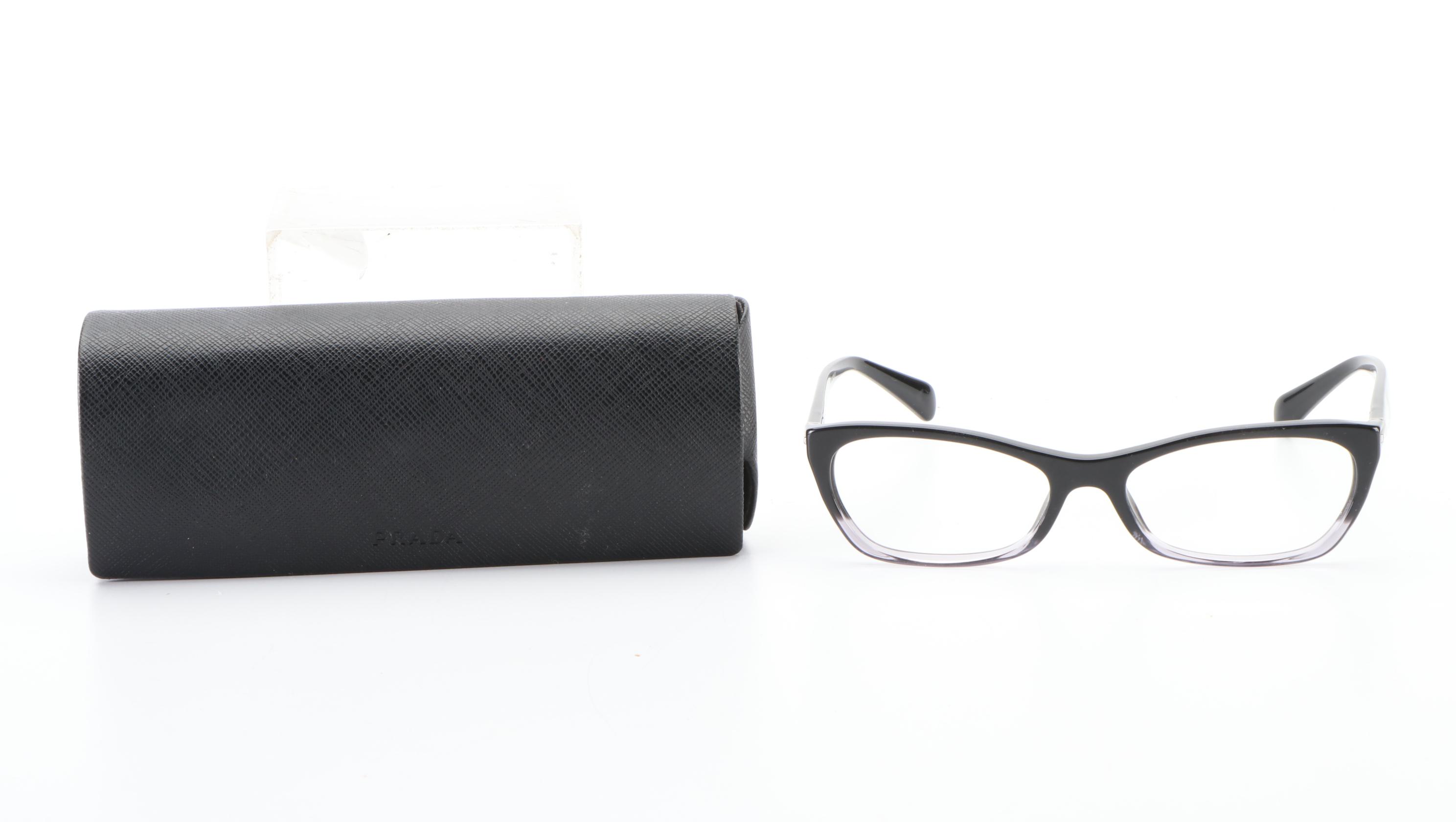 Prada VPR 15P Eyeglass Frames with Case
