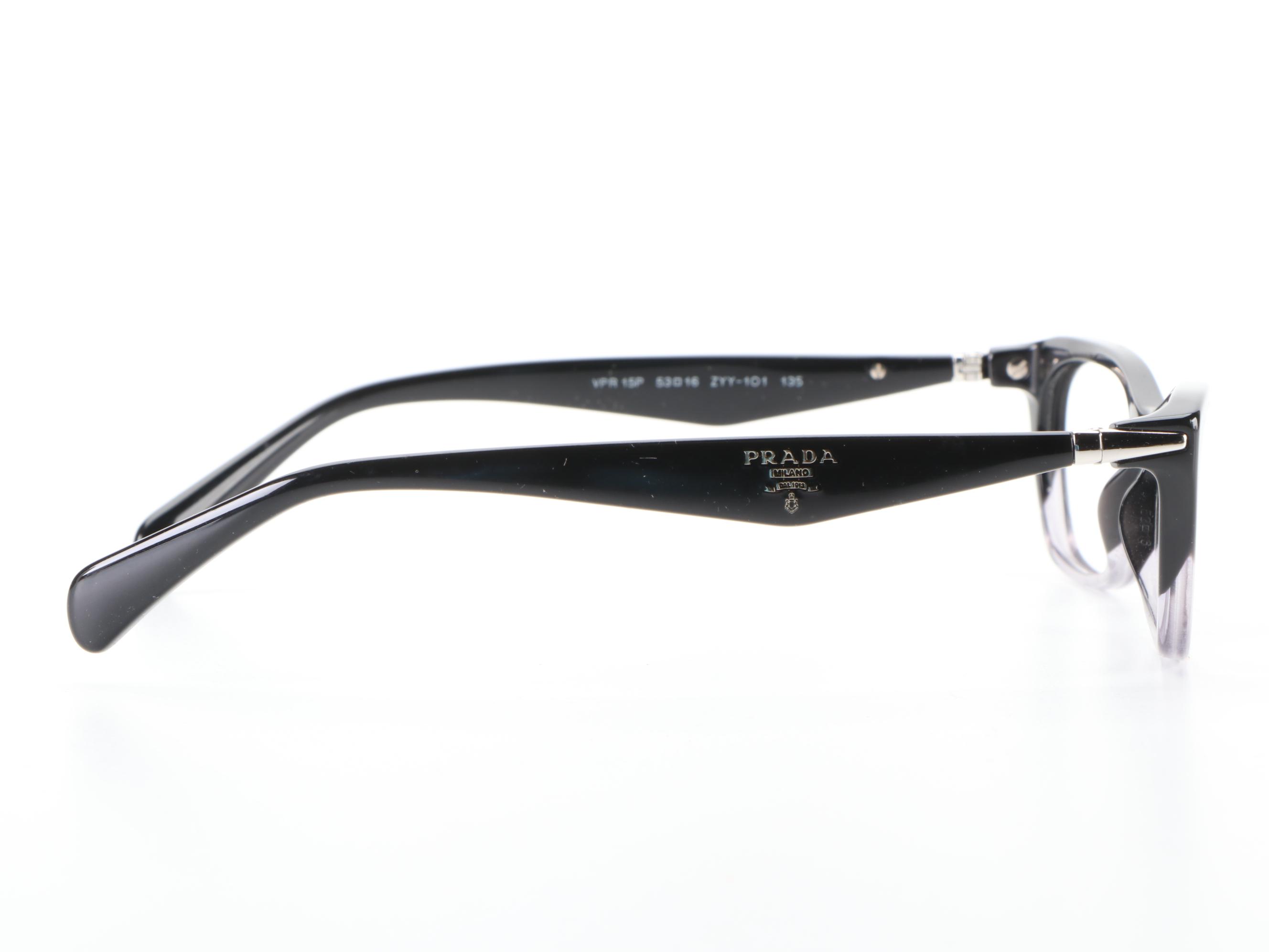 Prada VPR 15P Eyeglass Frames with Case