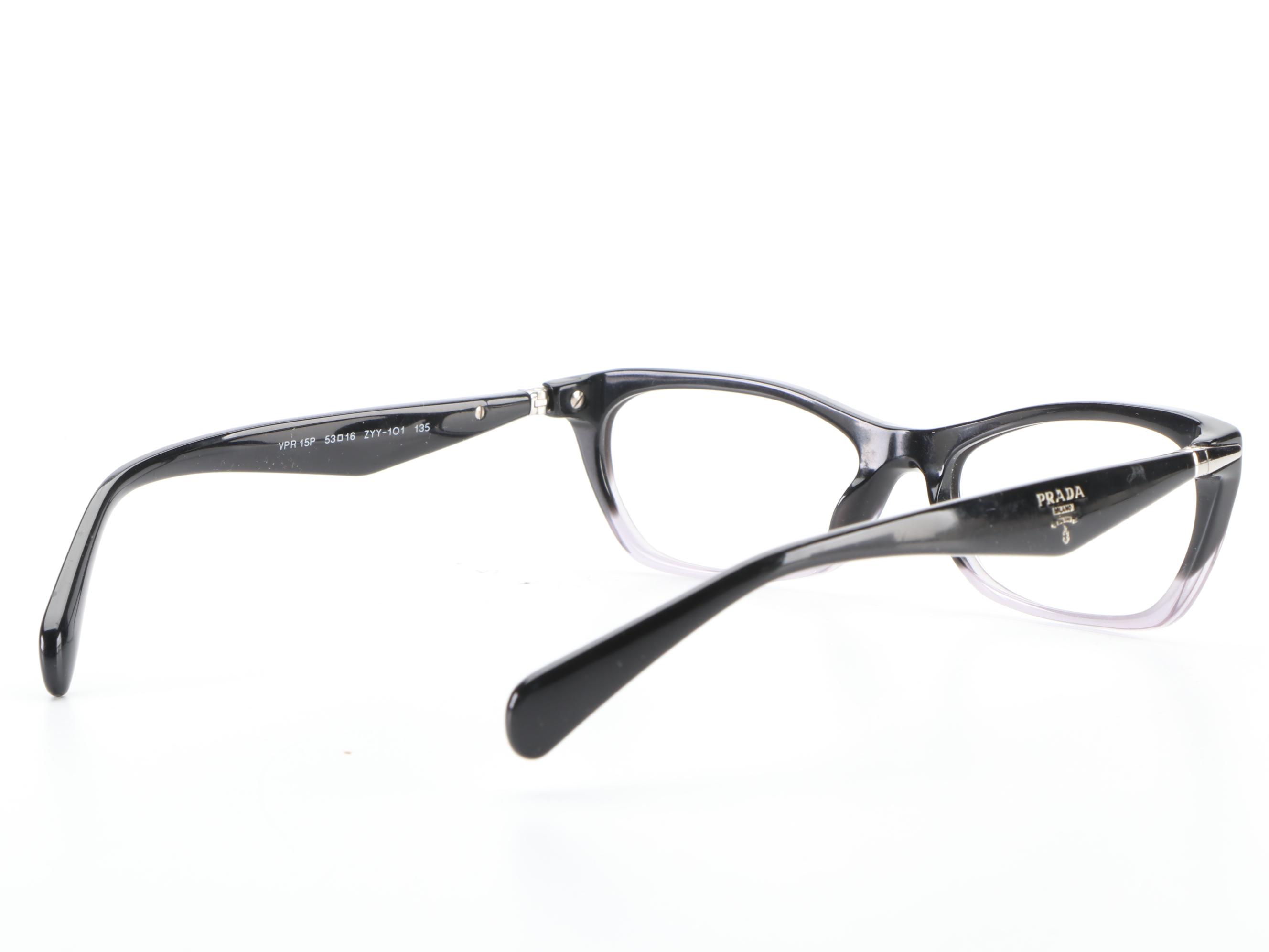 Prada VPR 15P Eyeglass Frames with Case