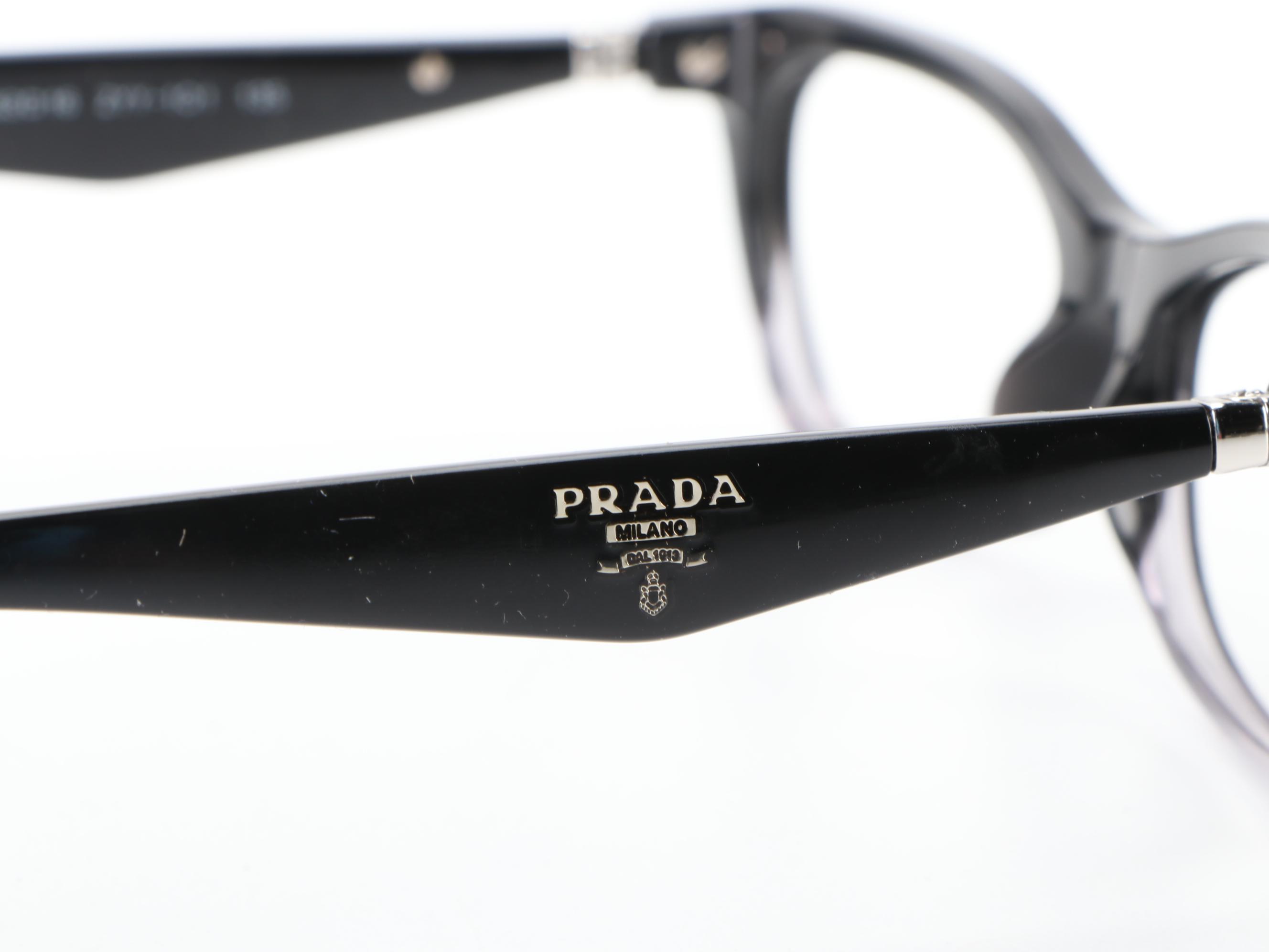 Prada VPR 15P Eyeglass Frames with Case