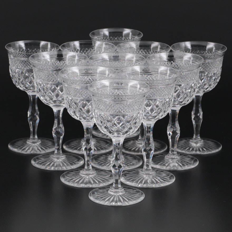 Thomas Webb "Russell" Crystal Claret Glasses