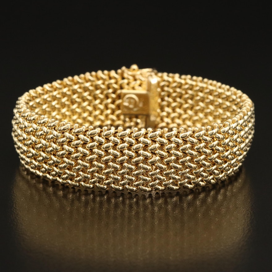 18K Mesh Bracelet