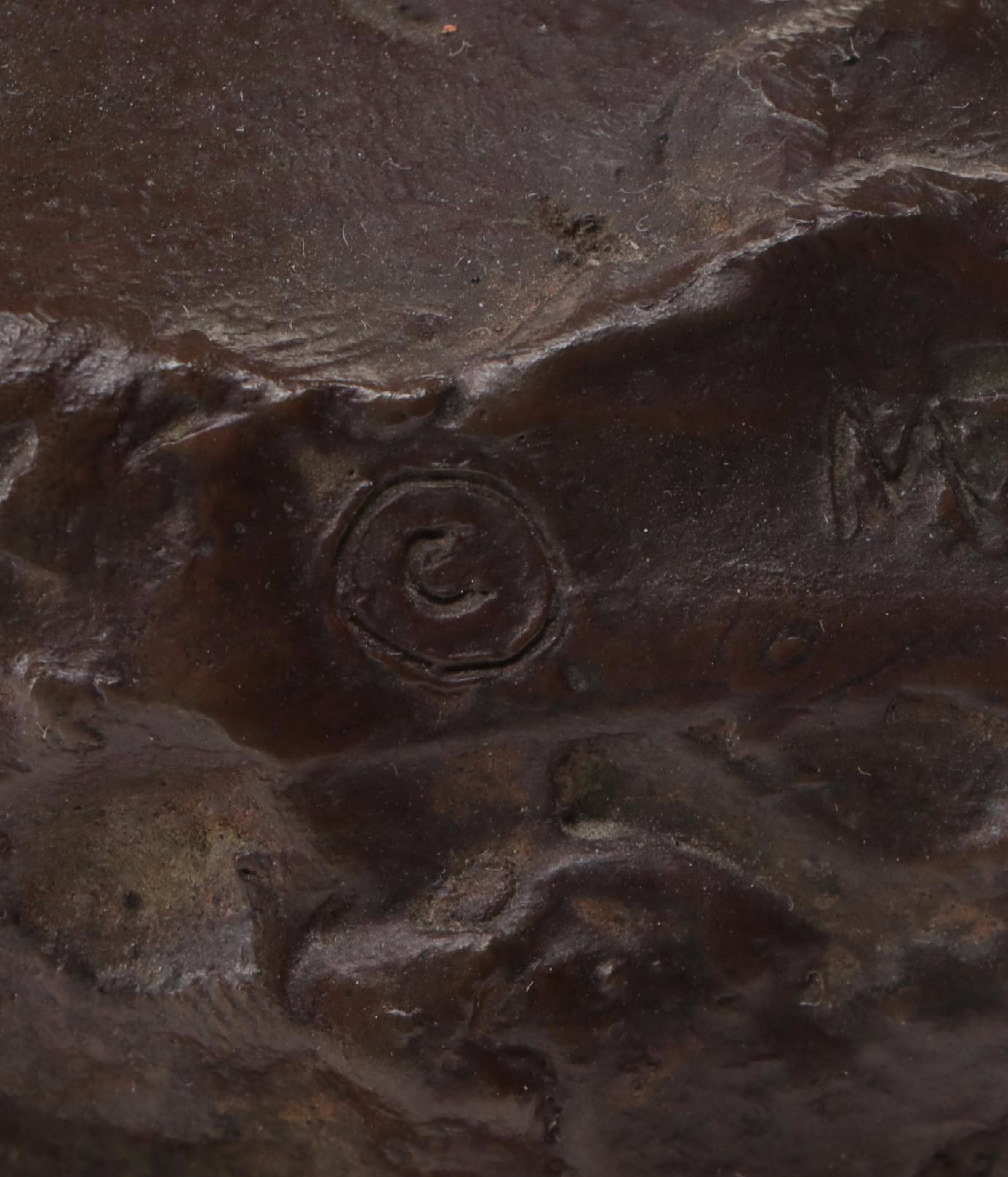 Melvin C. Warren Bronze Sculpture "Red River," 1980