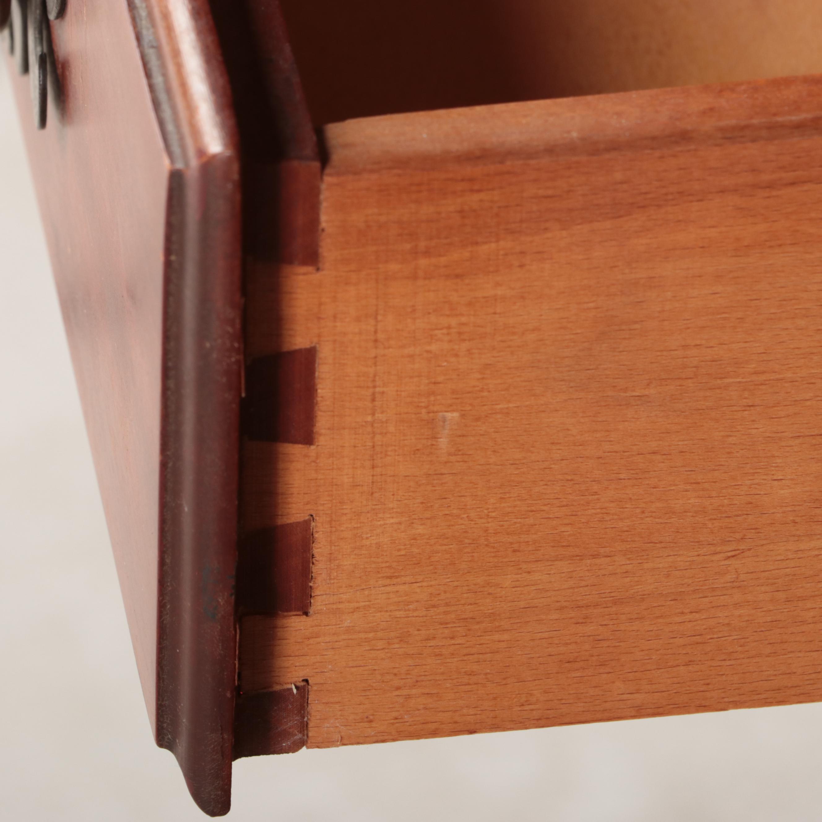 Willett Chippendale Style Cherrywood China Cabinet, Mid-20th Century