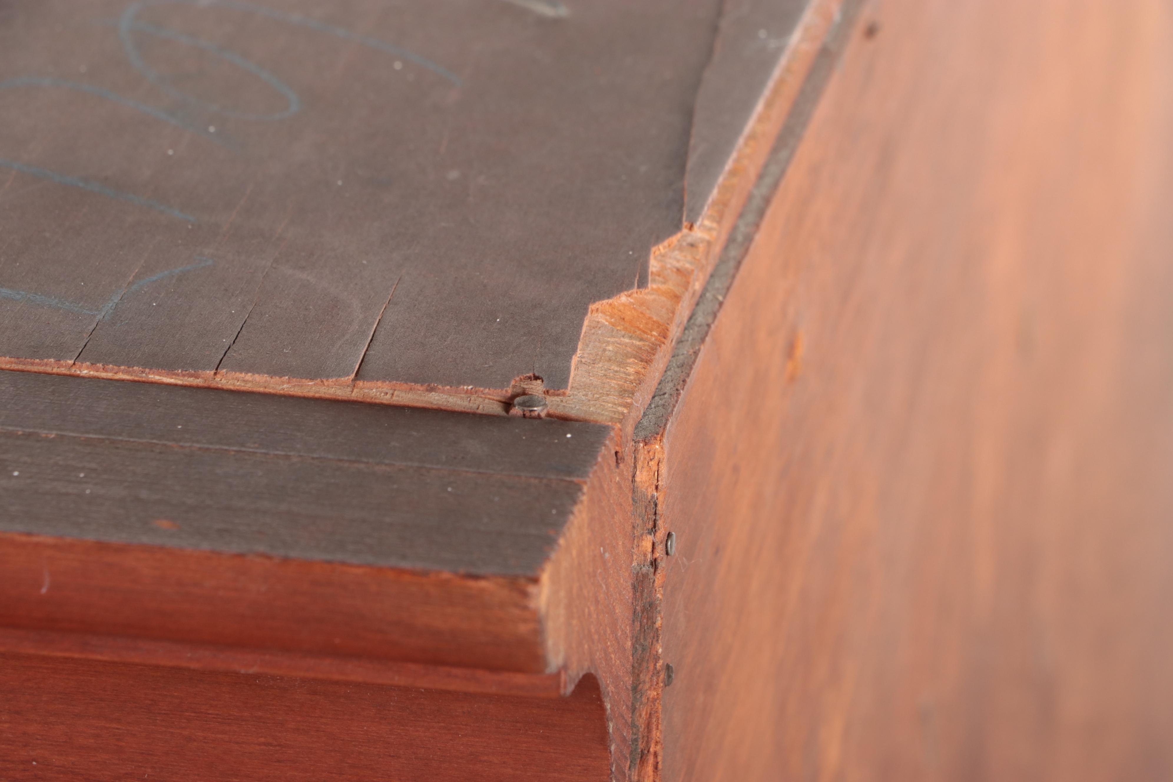 Willett Chippendale Style Cherrywood China Cabinet, Mid-20th Century