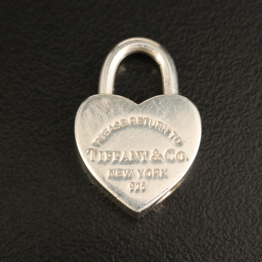 Tiffany & Co. "Return to Tiffany" Sterling Padlock Pendant