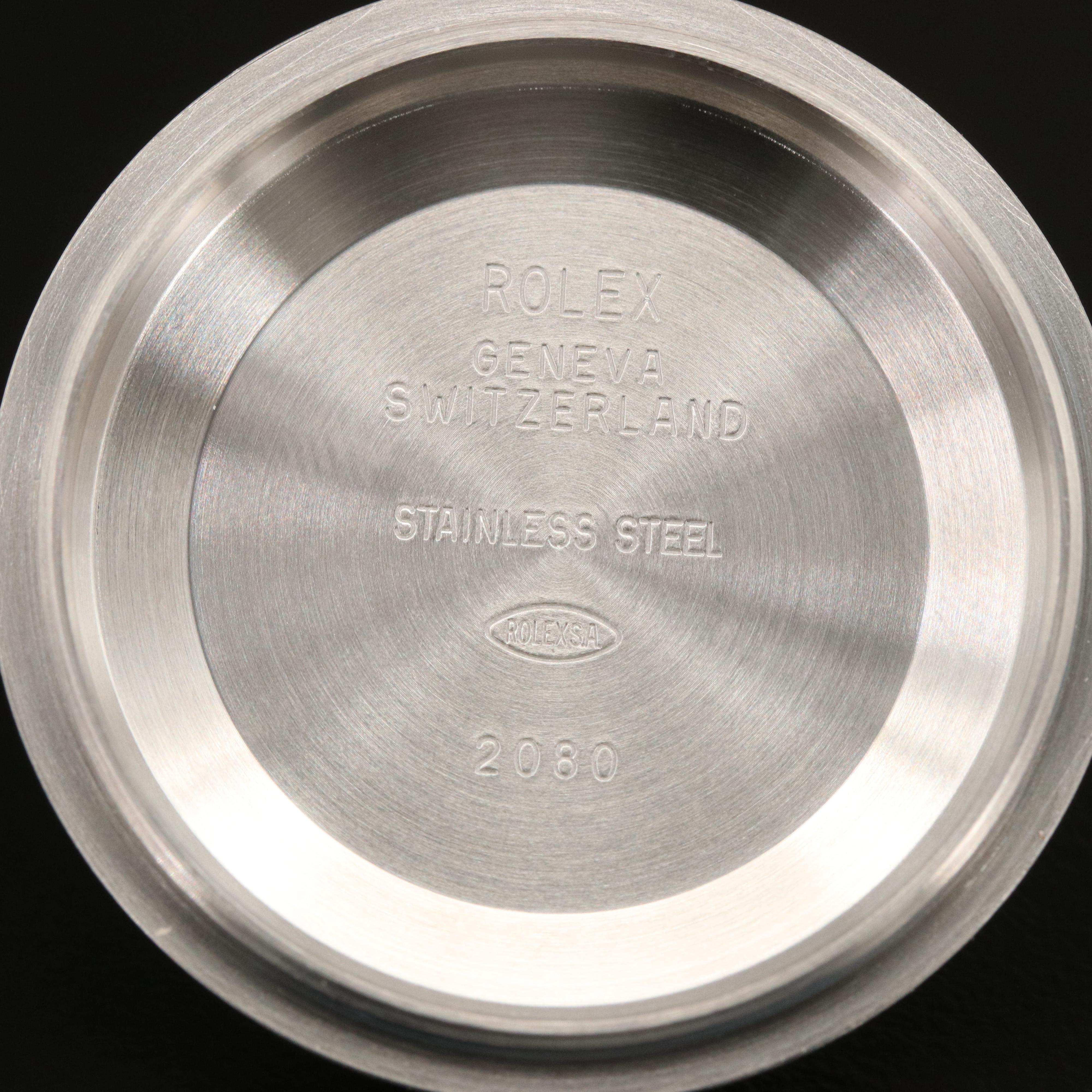 Rolex Oyster Perpetual Datejust Stainless Steel and 18K White Gold Watch