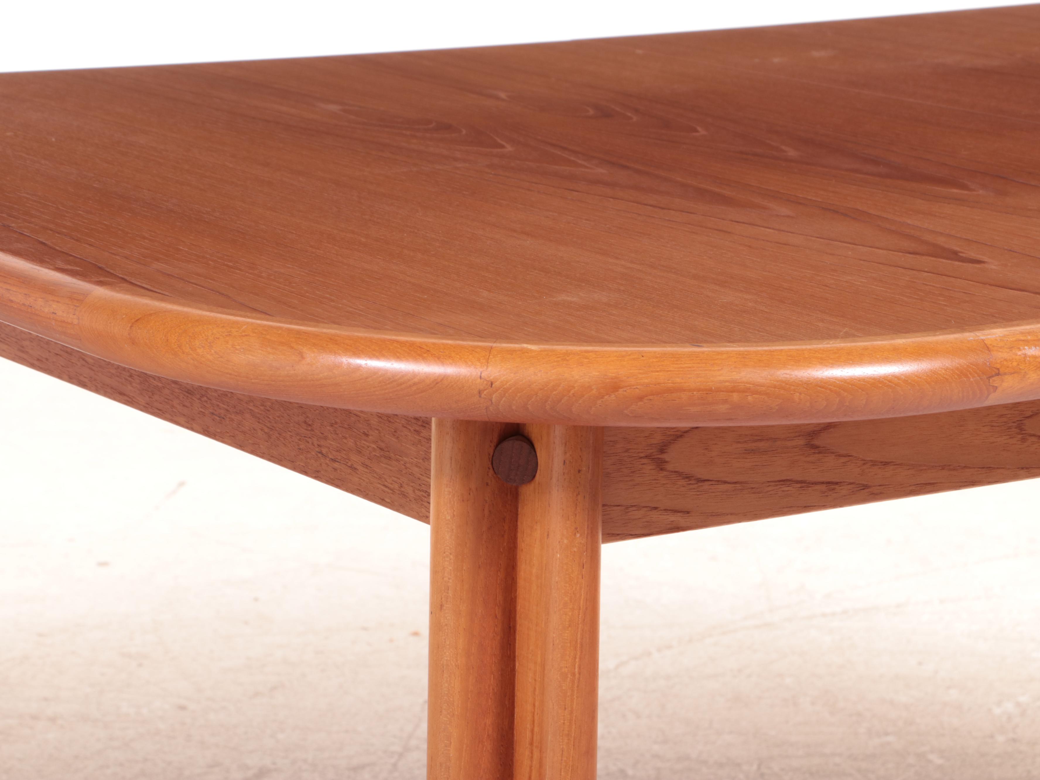 Seven-Piece Dixie Furniture Modernist Teak Dining Set