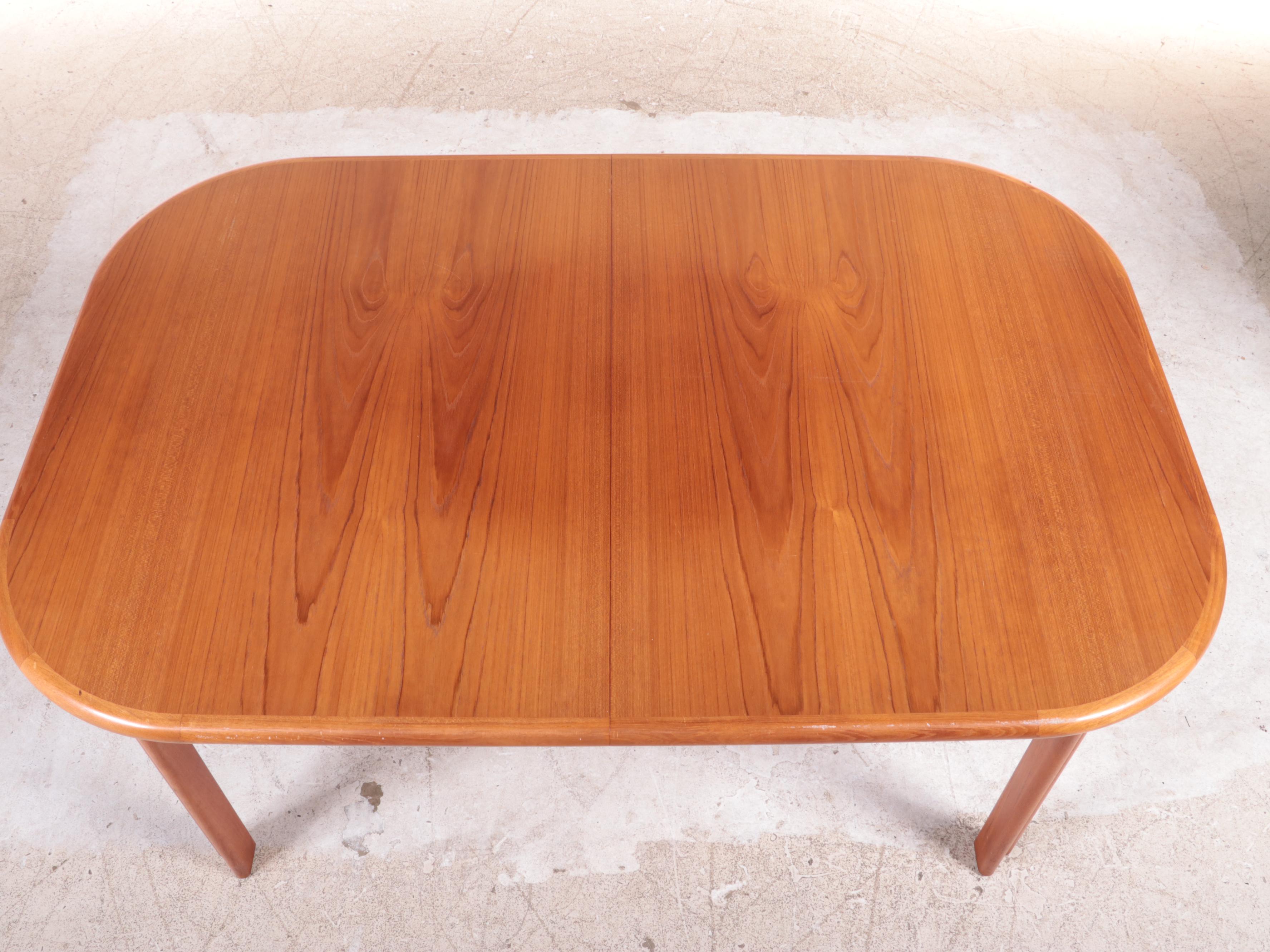 Seven-Piece Dixie Furniture Modernist Teak Dining Set