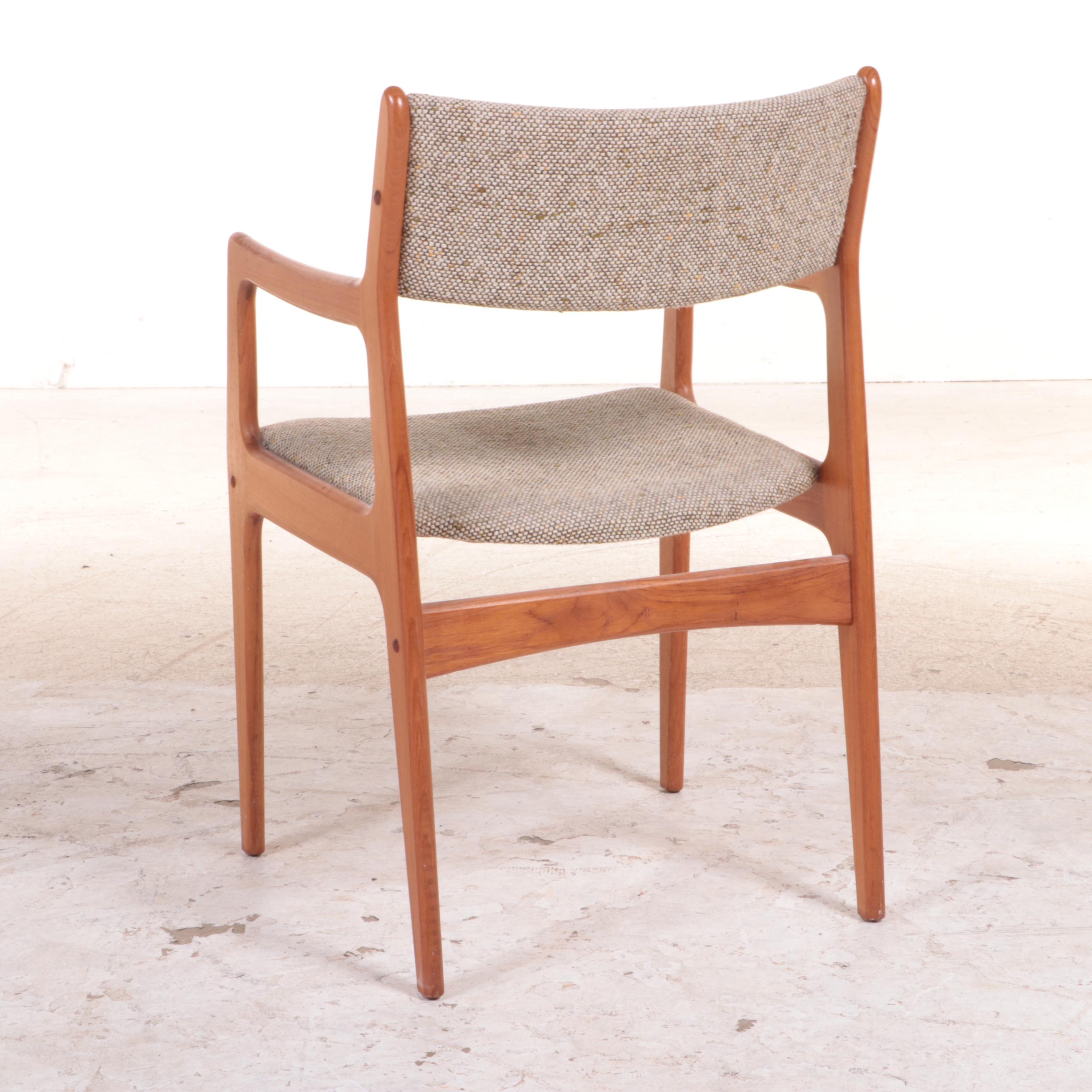 Seven-Piece Dixie Furniture Modernist Teak Dining Set