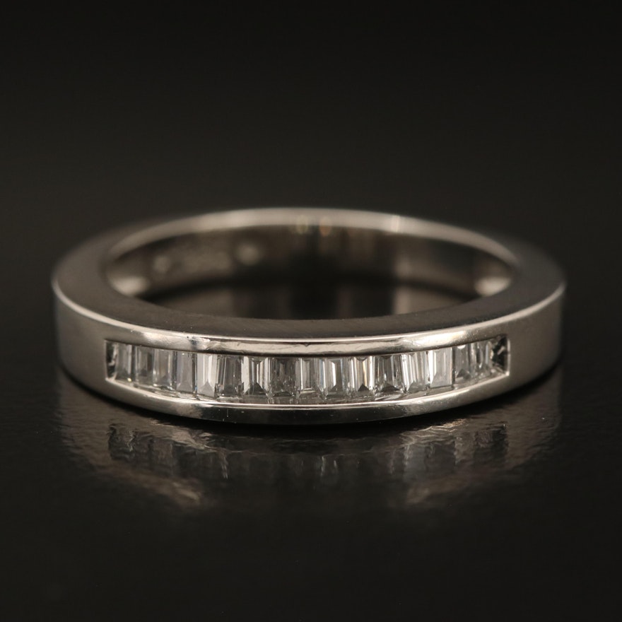 Platinum 0.35 CTW Diamond Band