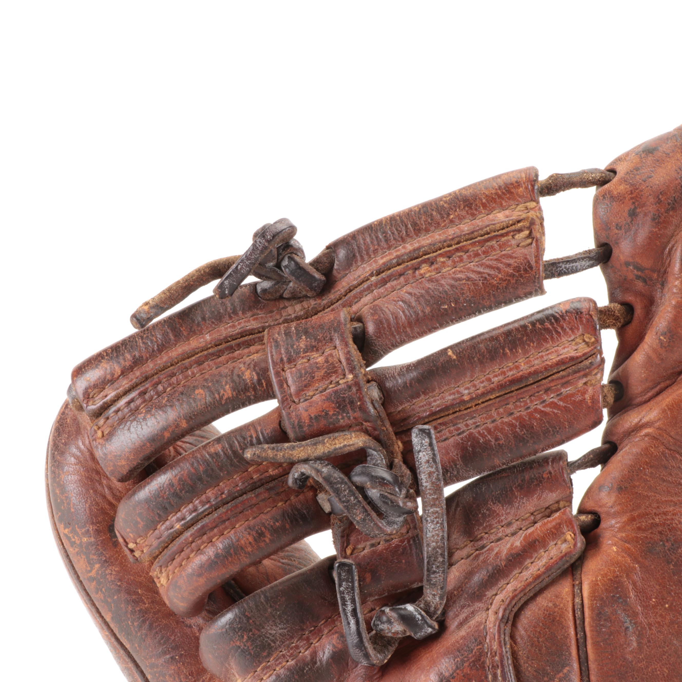 Wilson Left-Handed Three Finger Baseball Glove, 1940s