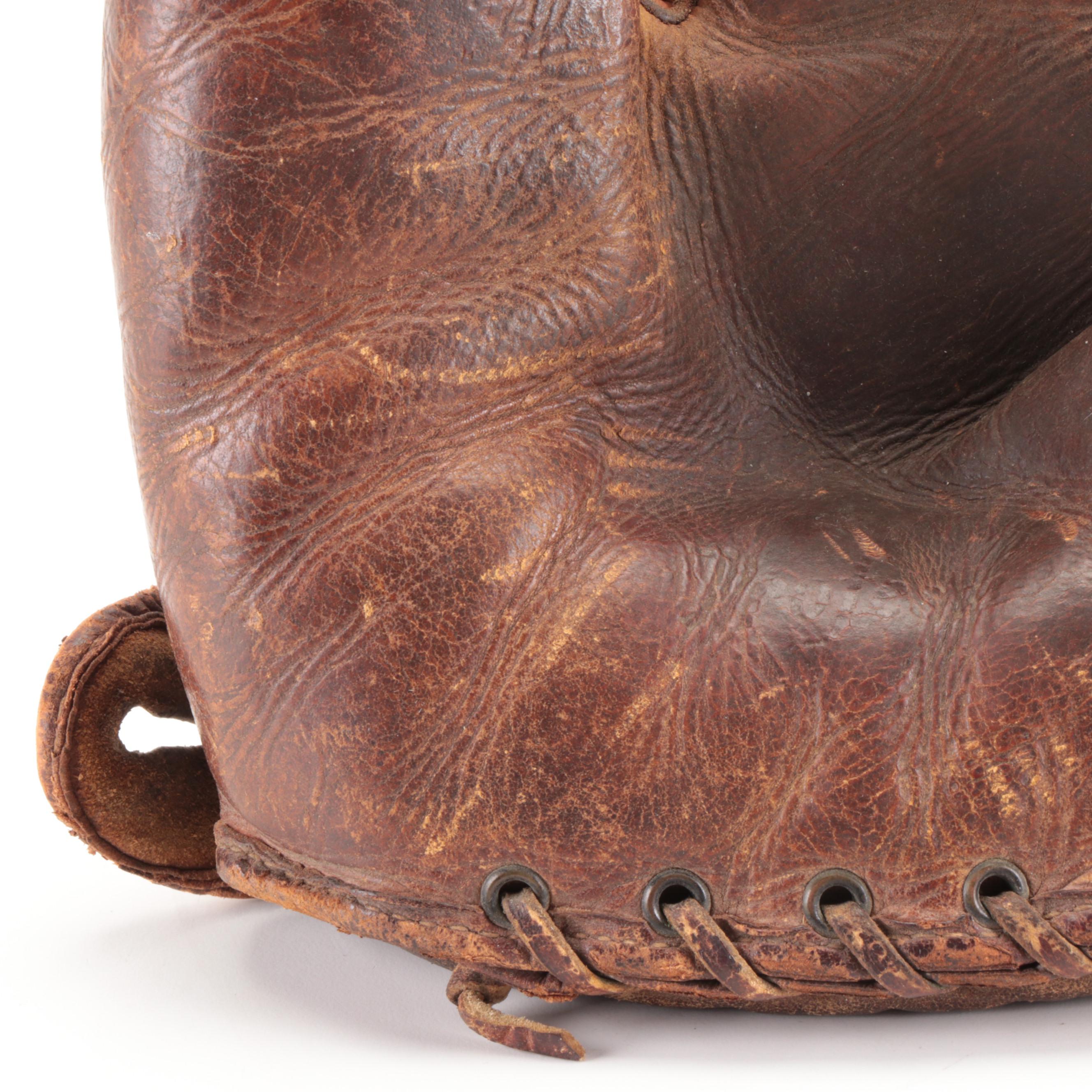 Wilson Left-Handed Three Finger Baseball Glove, 1940s
