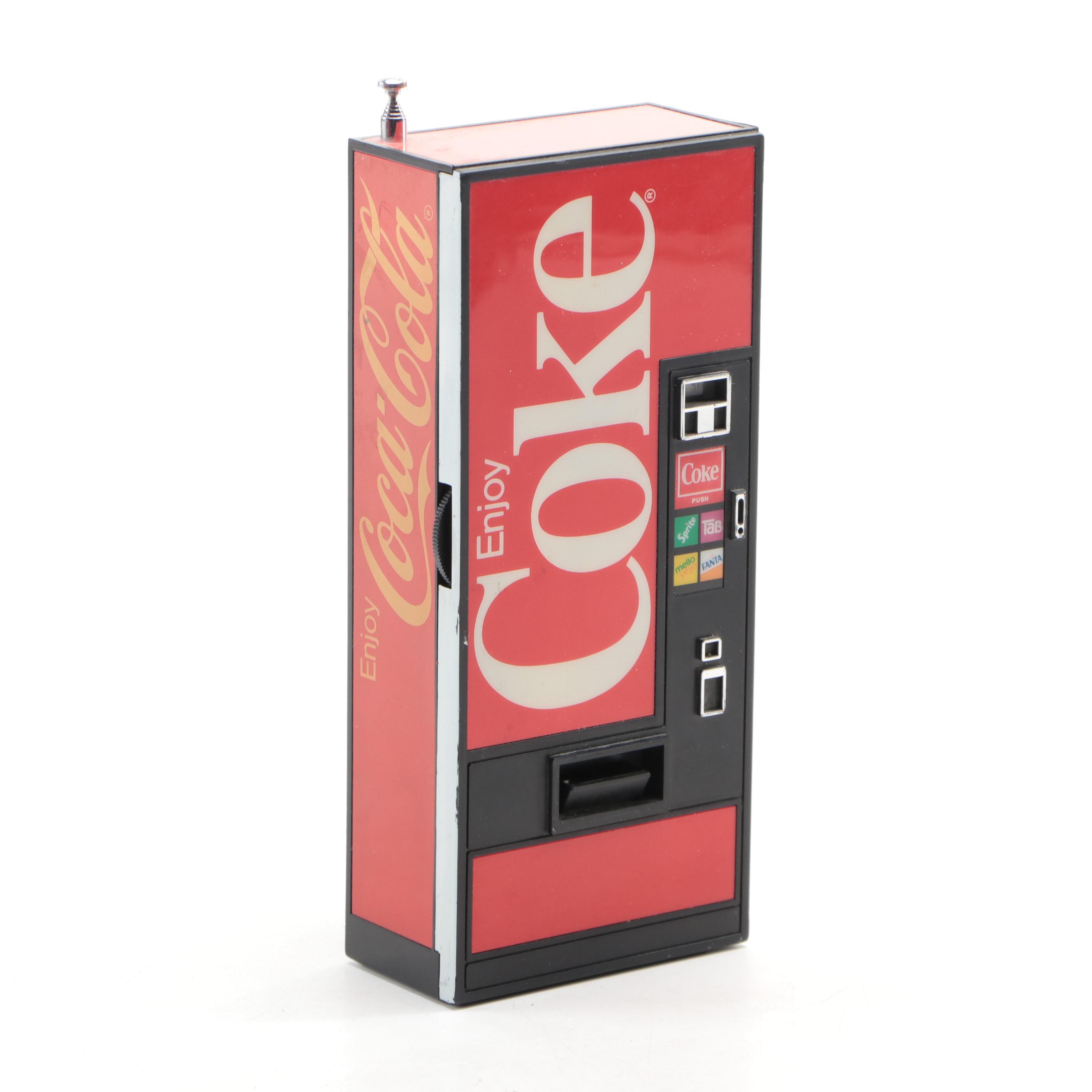 Coca-Cola Cooler Form and Vending Machine AM/FM Radios