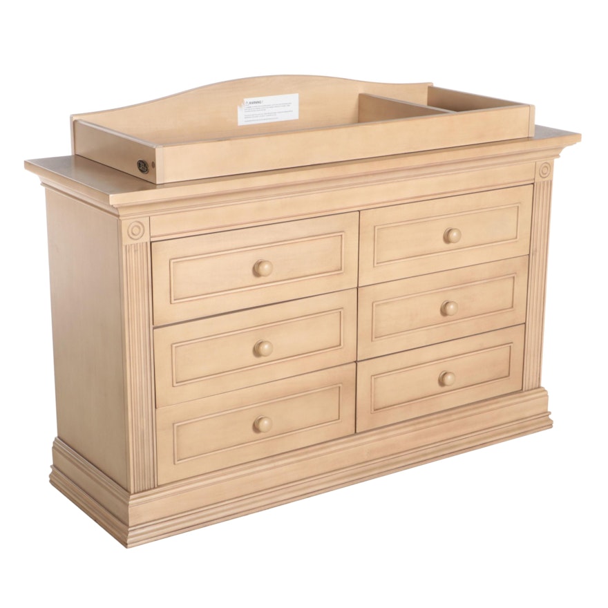 Baby Caché "Montana" Six-Drawer Chest with Changing Top in Driftwood Finish