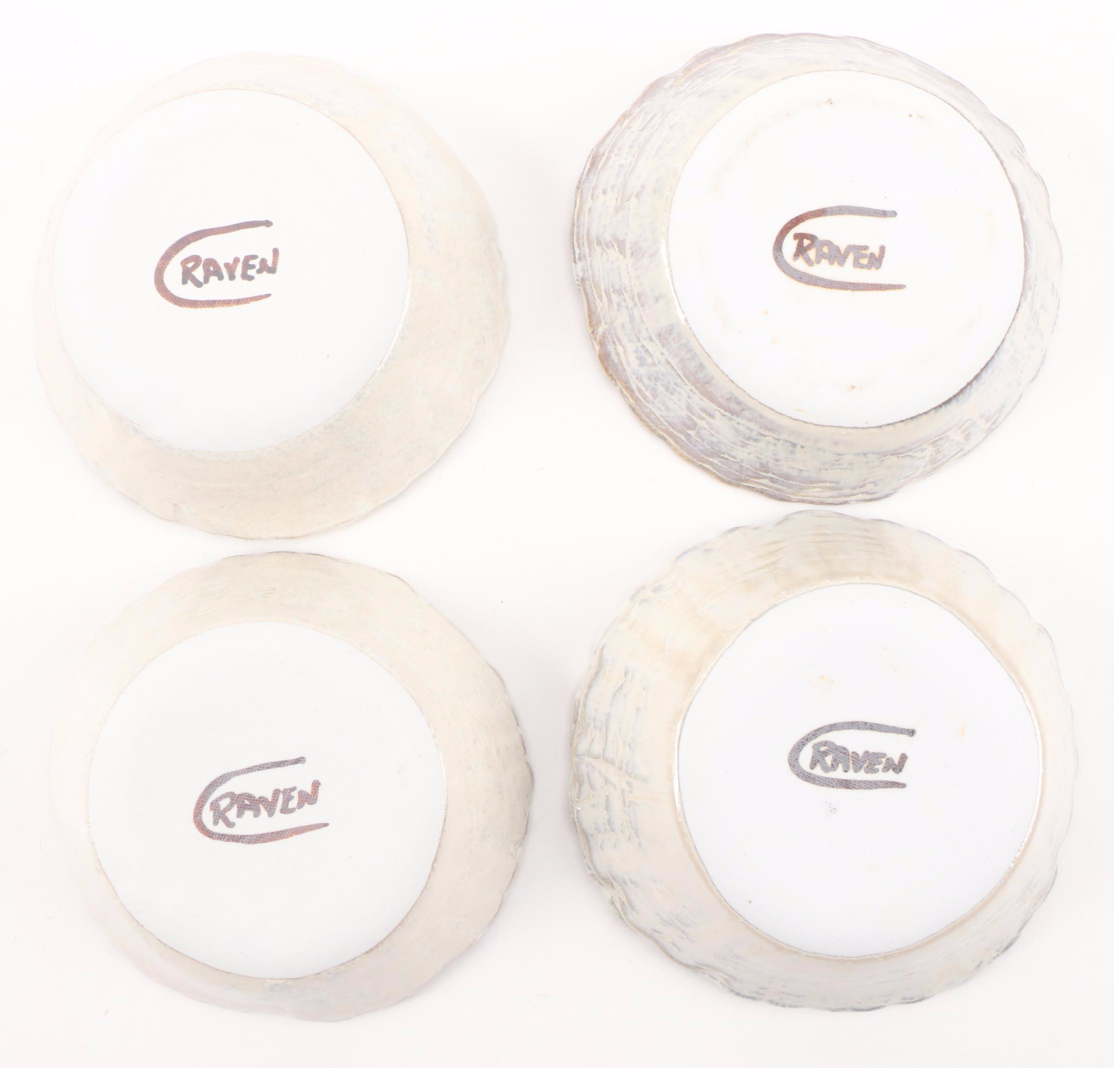 Craven Studio Hand-Built Porcelain Art Pottery Dinnerware