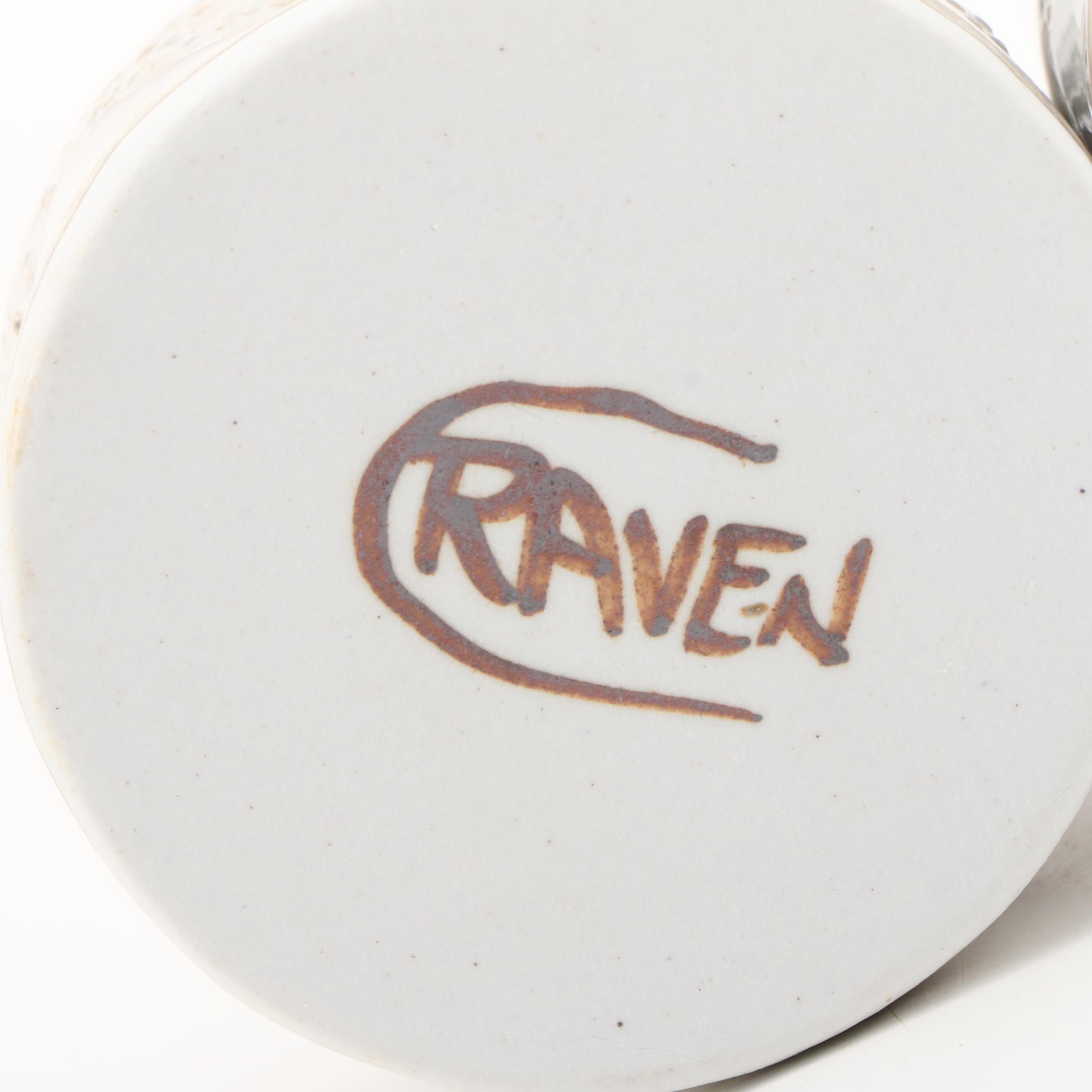 Craven Studio Hand-Built Porcelain Art Pottery Dinnerware