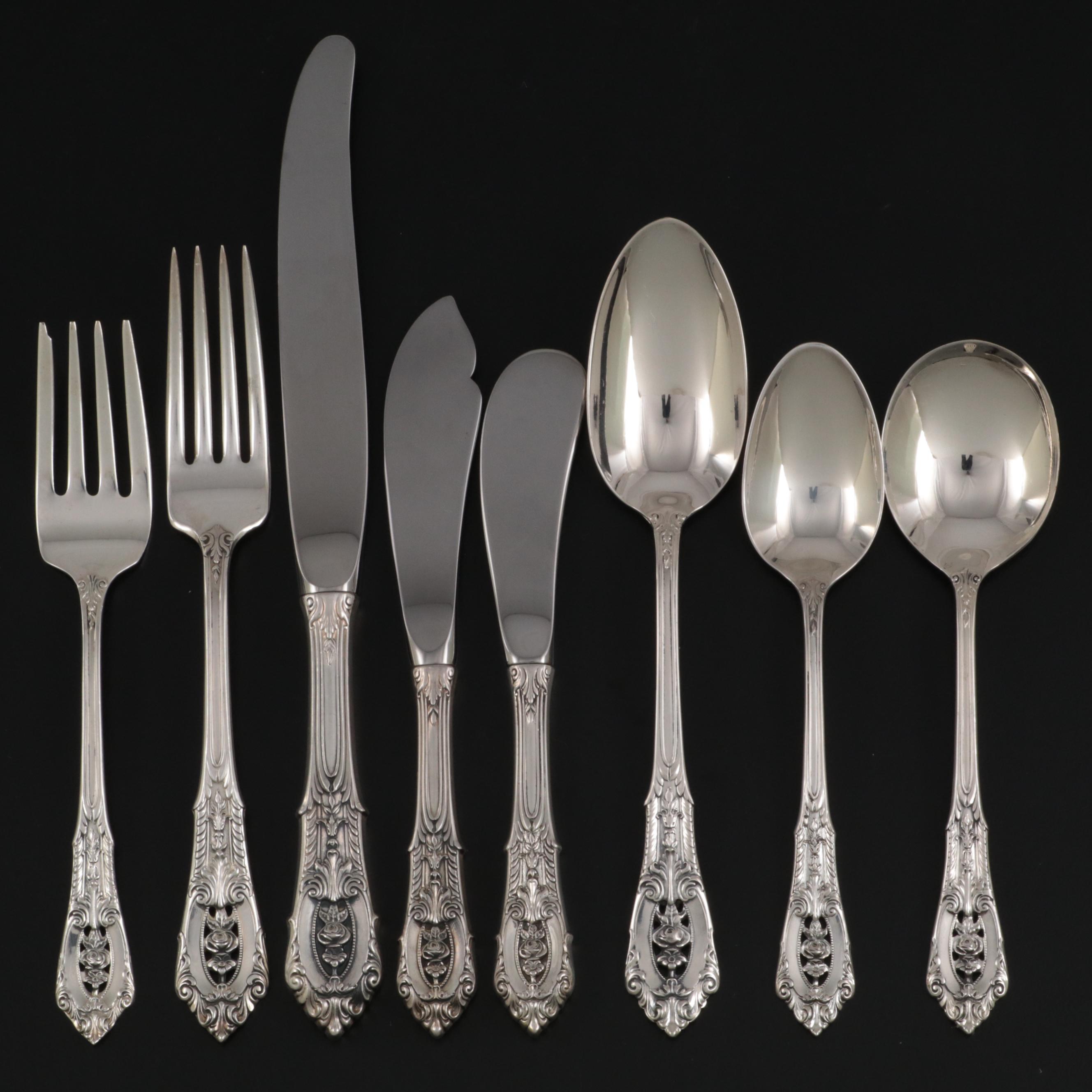Wallace "Rose Point" Sterling Silver Flatware