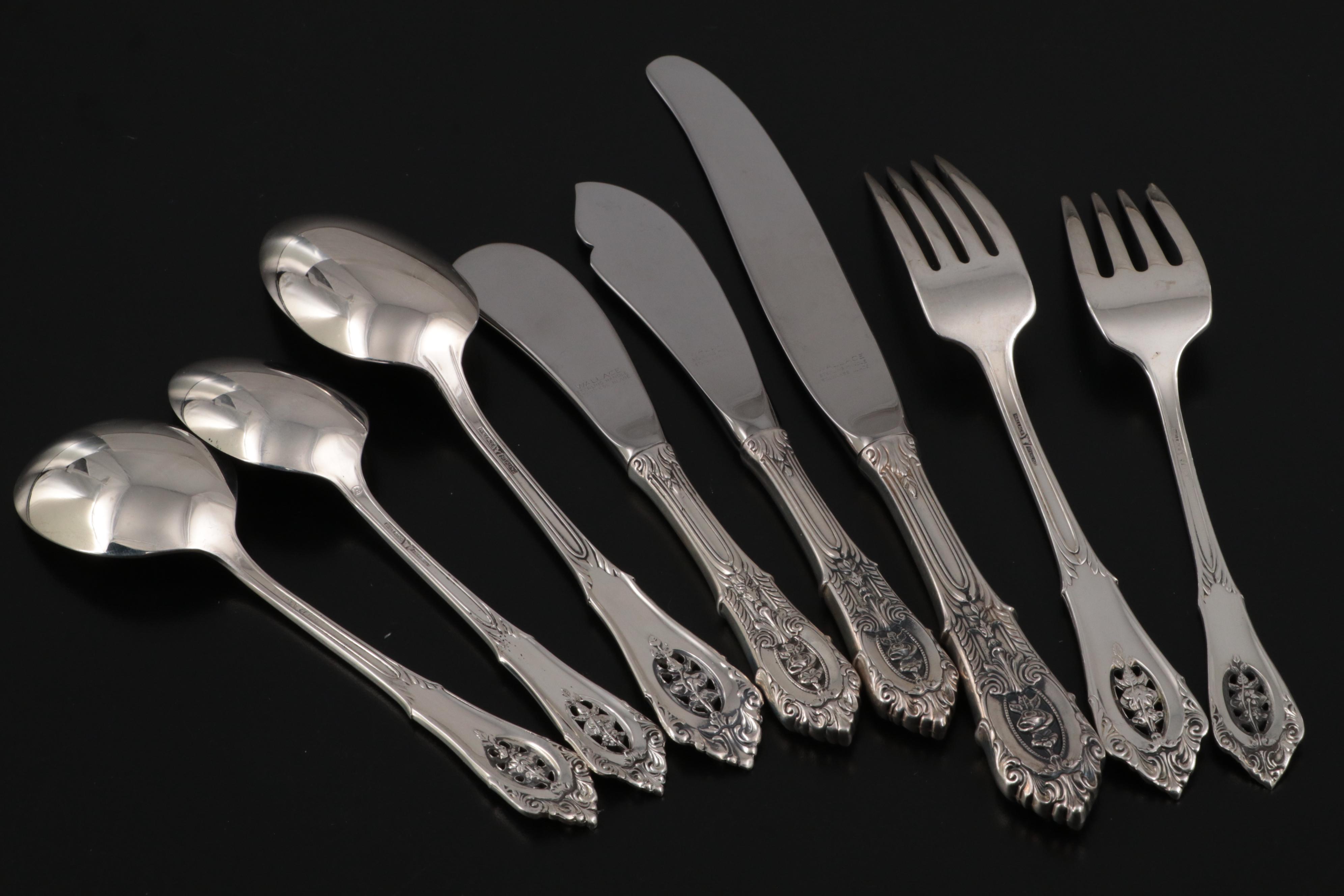 Wallace "Rose Point" Sterling Silver Flatware