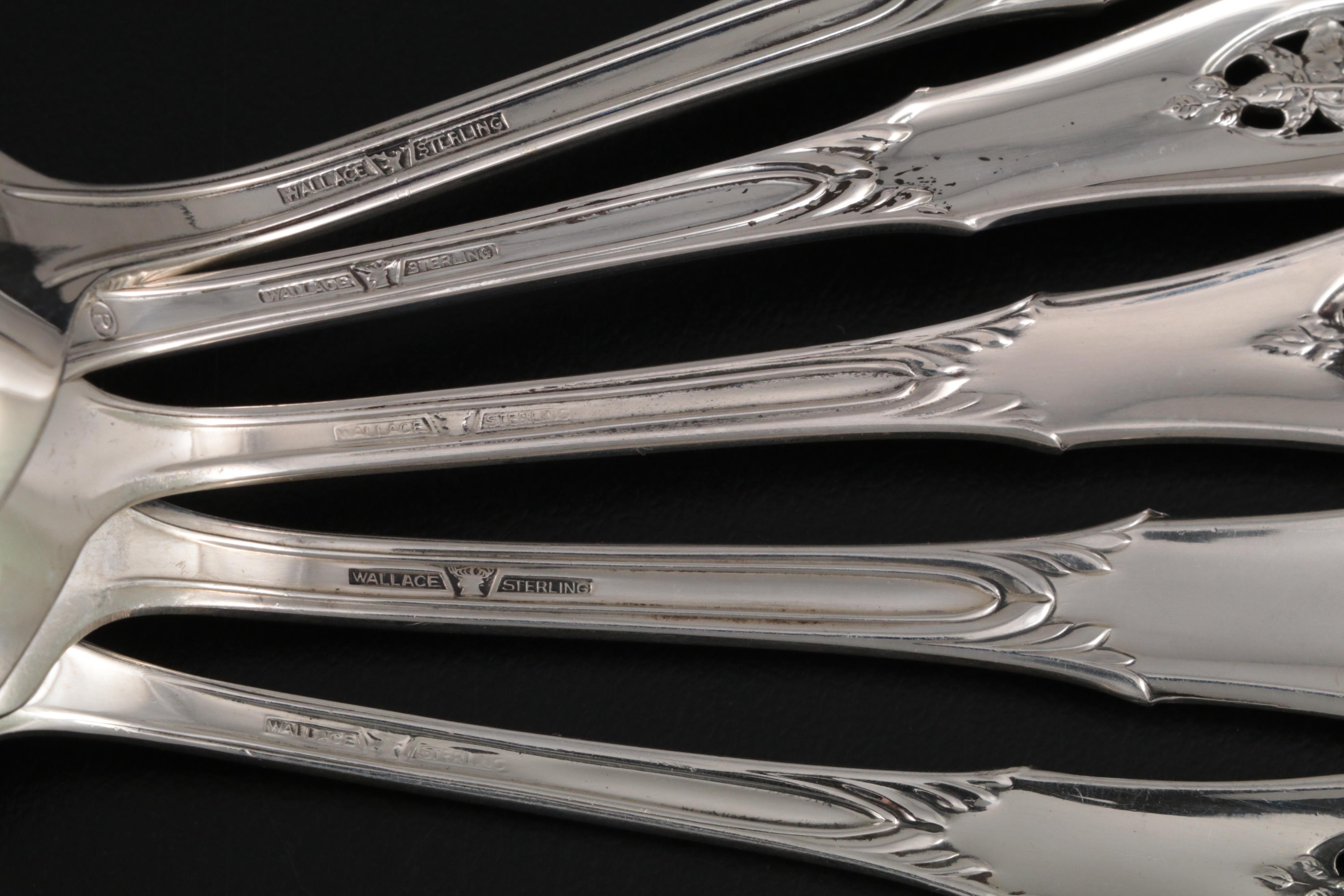 Wallace "Rose Point" Sterling Silver Flatware