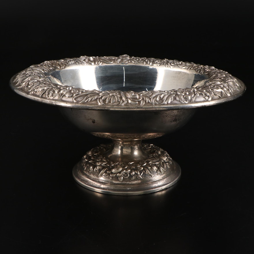 S. Kirk & Son Sterling Silver Repoussé Compote