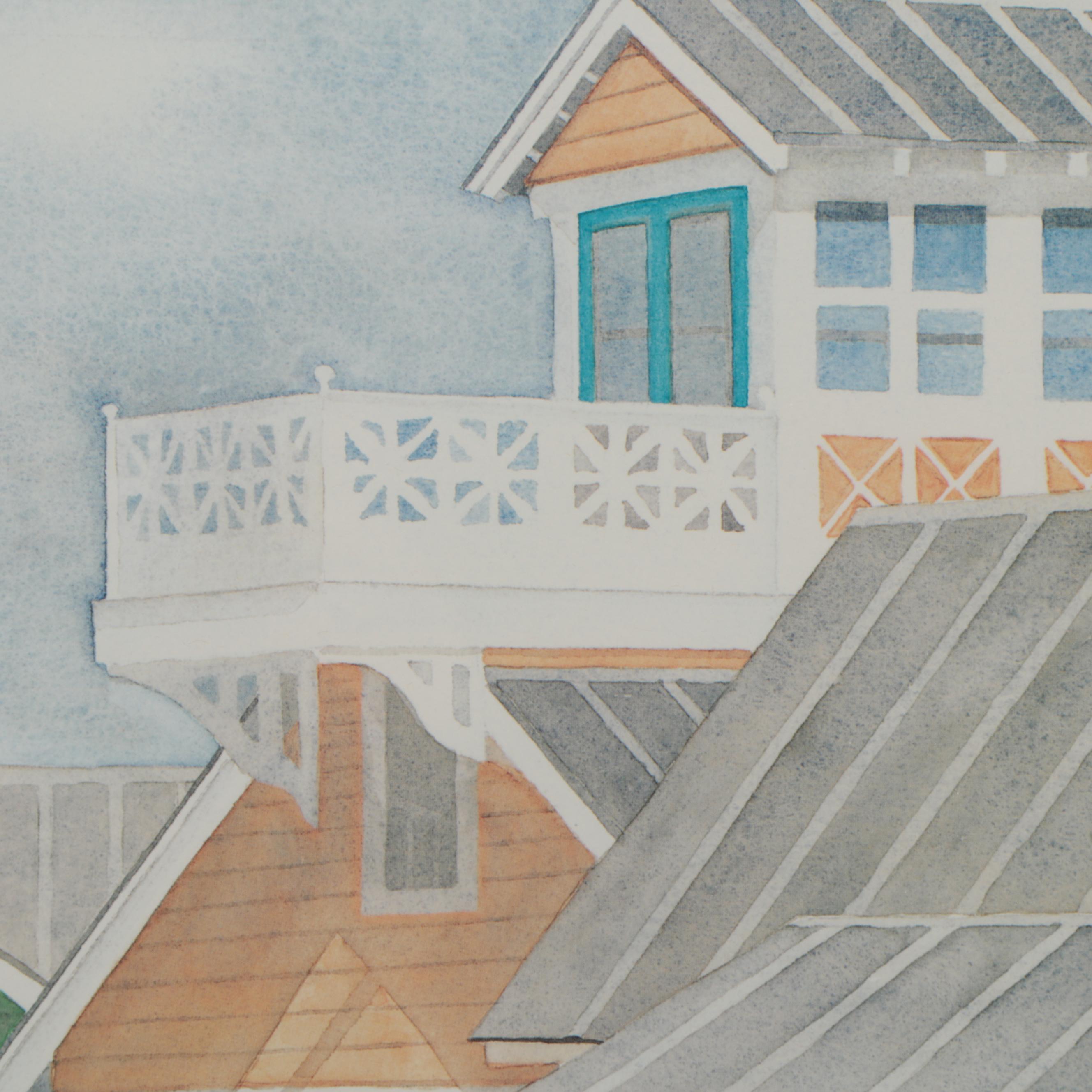 Cara Roy Offset Lithograph "View from Dragon's Lair"