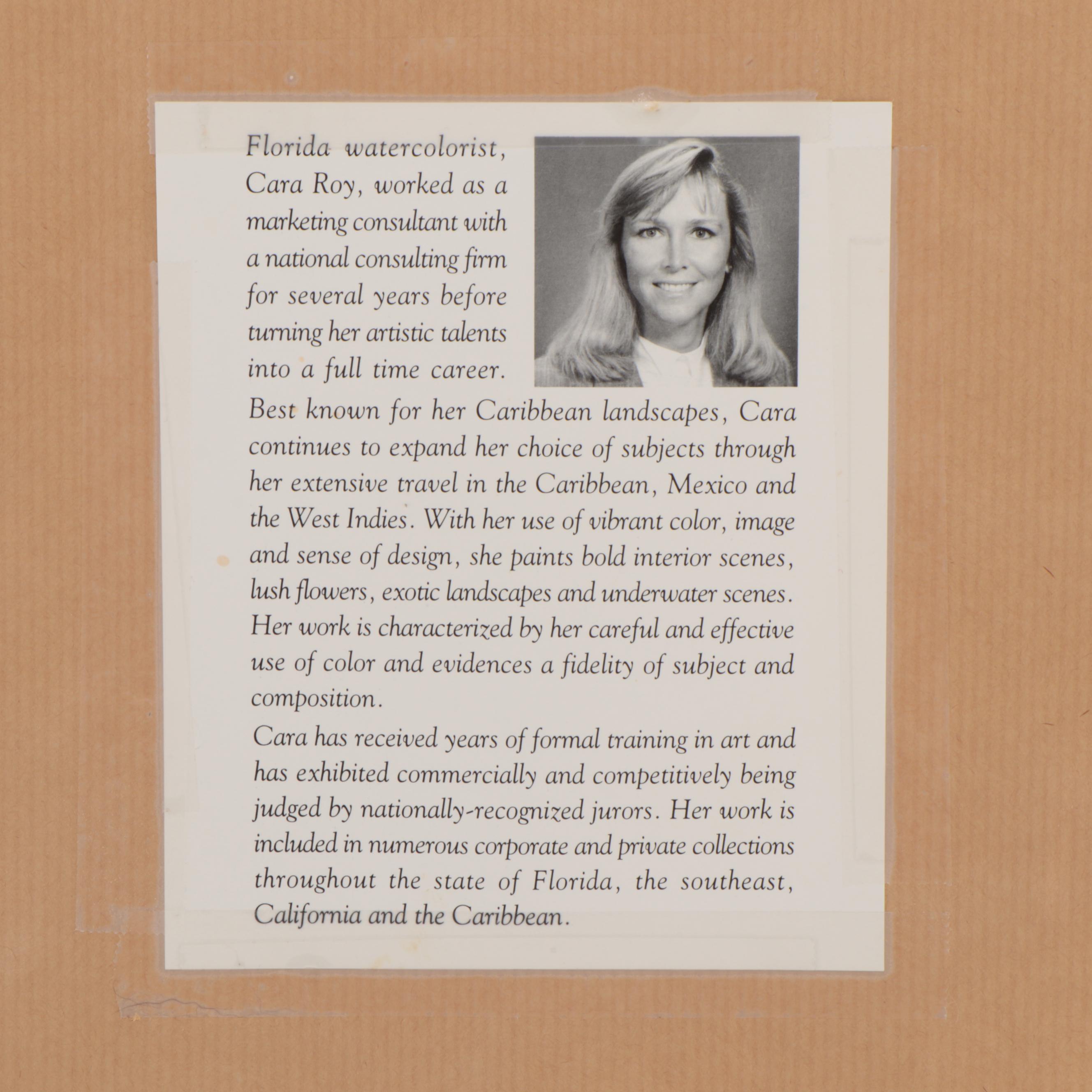 Cara Roy Offset Lithograph "View from Dragon's Lair"