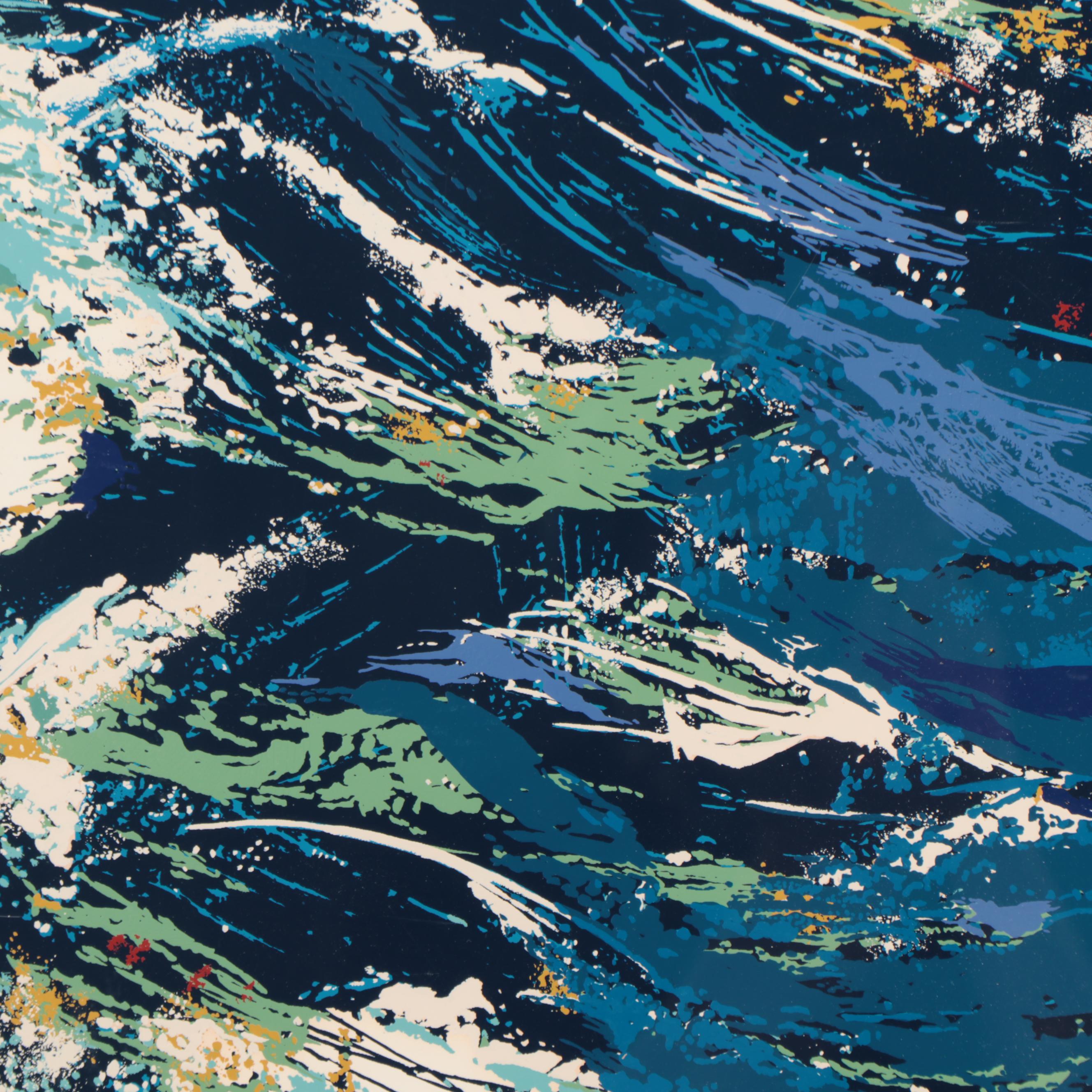 LeRoy Neiman Serigraph "Twelve Meter Yacht Race," 1973