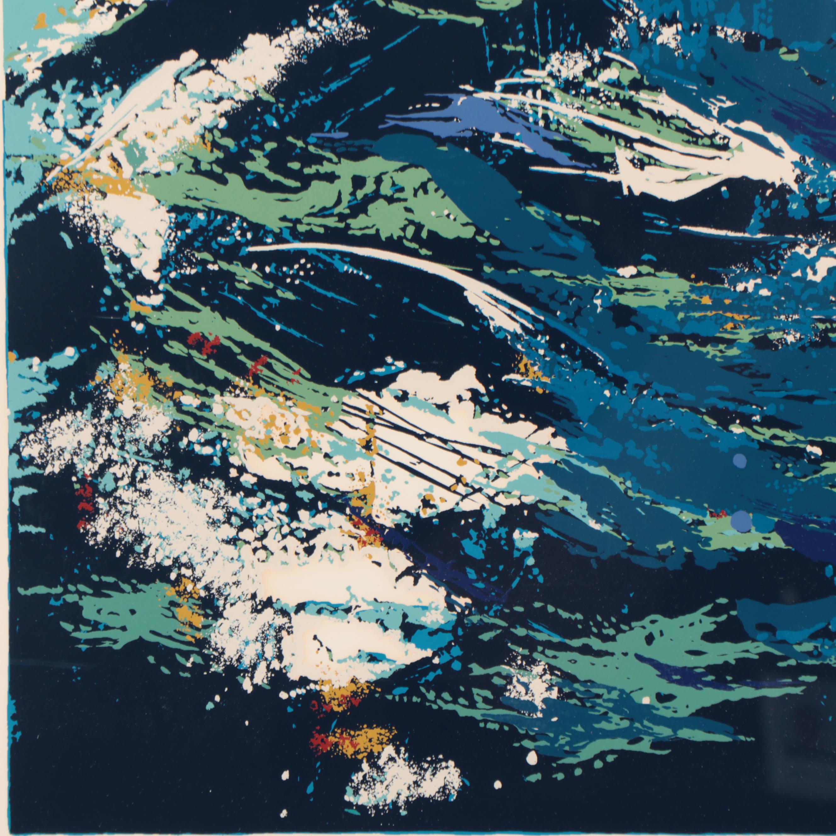 LeRoy Neiman Serigraph "Twelve Meter Yacht Race," 1973